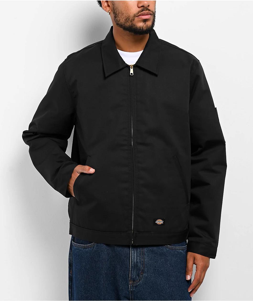Dickies Insulated Eisenhower Black Work Jacket Product Image