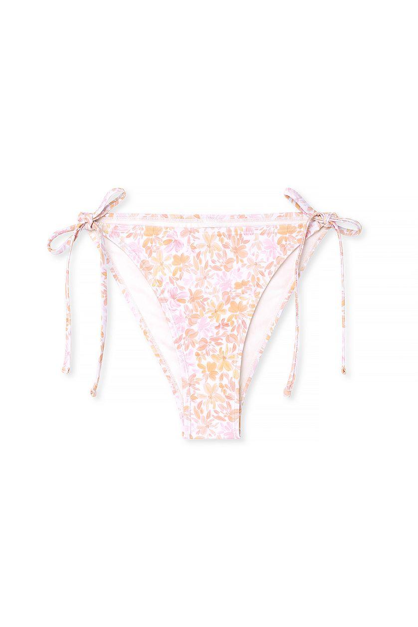 Tie Strap Bikini Panty Flower Product Image