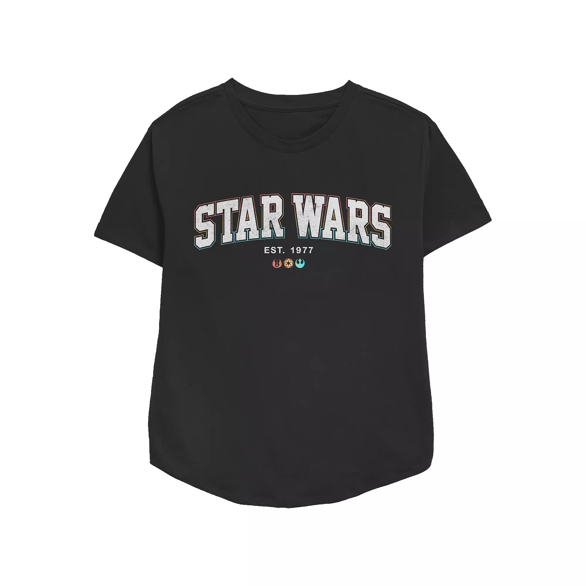 Women's Star Wars Est. 1977 Relaxed Fit Graphic Tee, Girl's,  Product Image