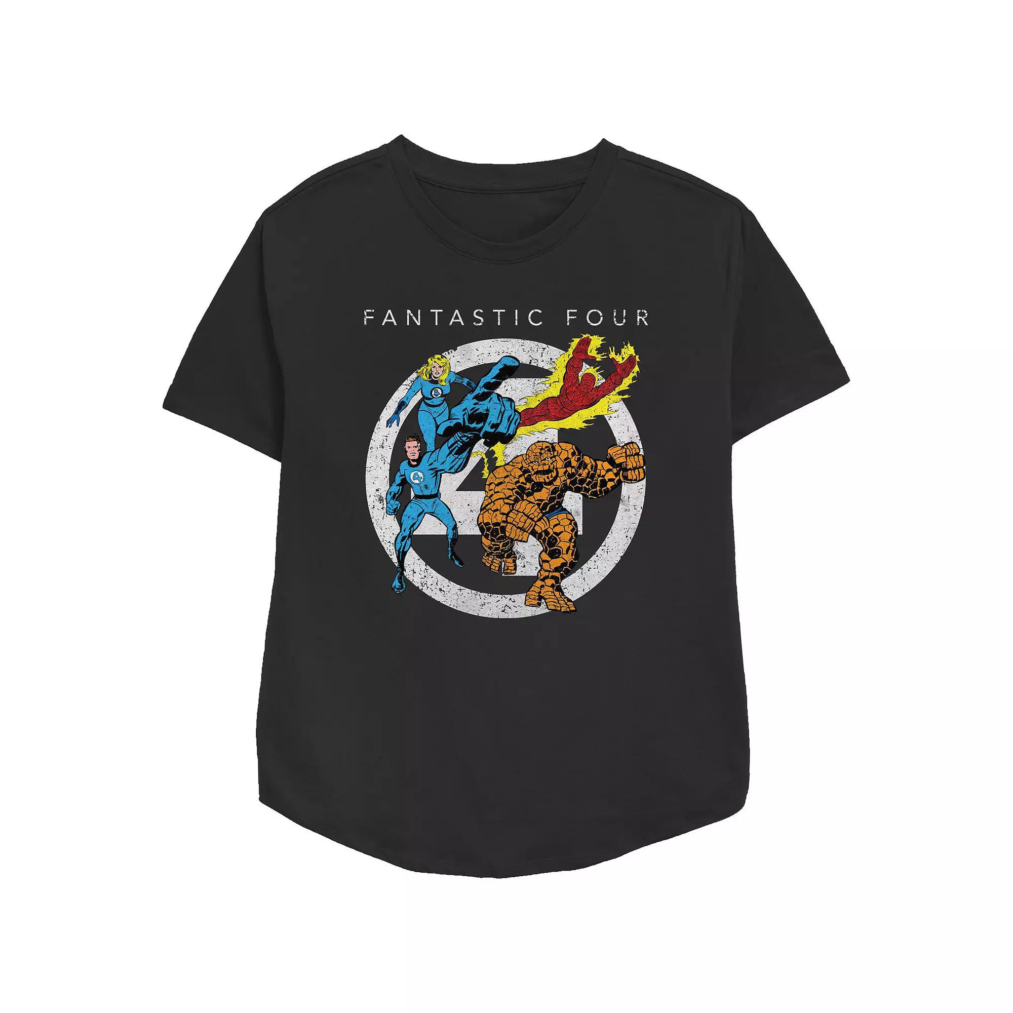 Women's Marvel Fantastic Four Classic Poster Graphic Tee,  Product Image
