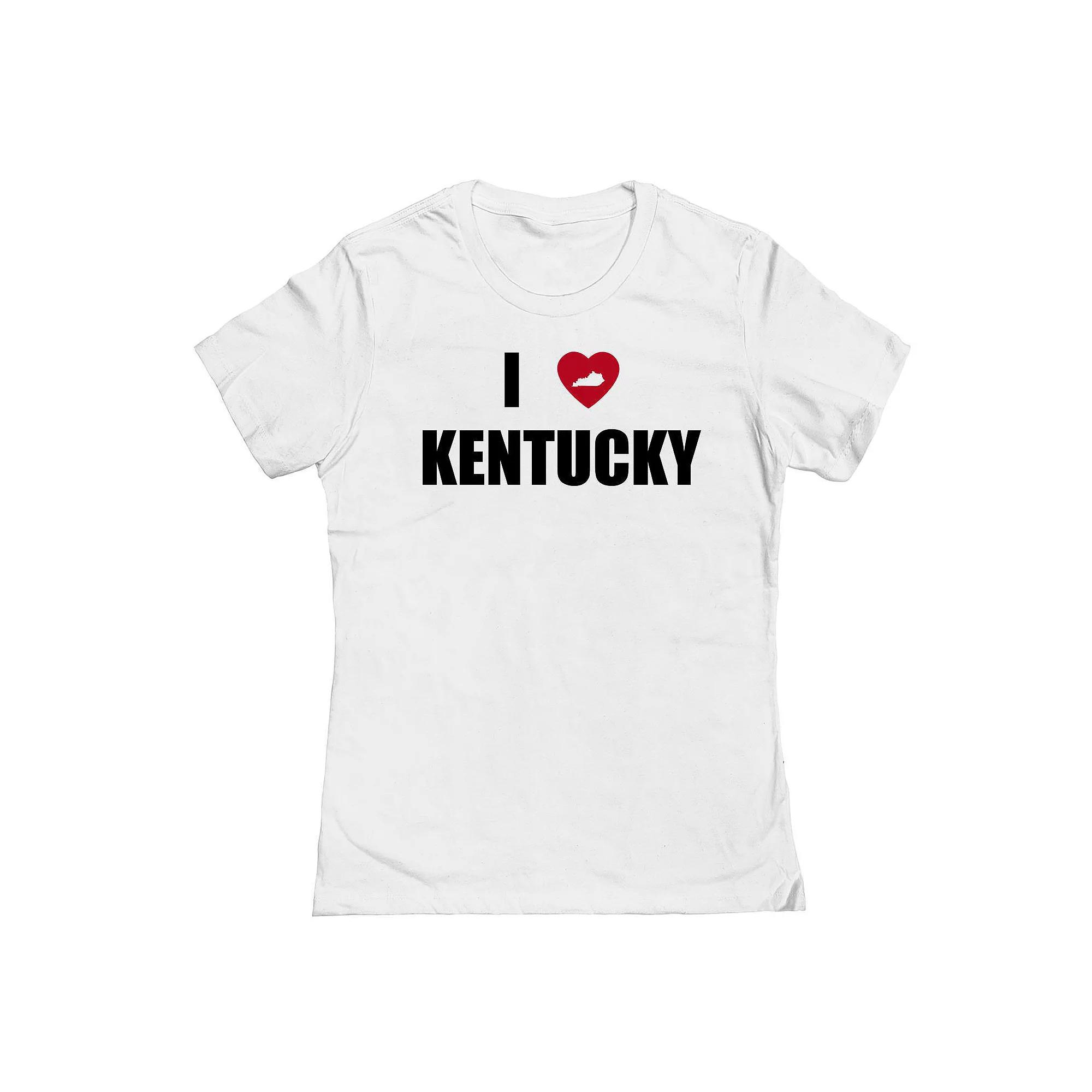 Junior's I Heart Kentucky Graphic Tee, Women's,  Product Image