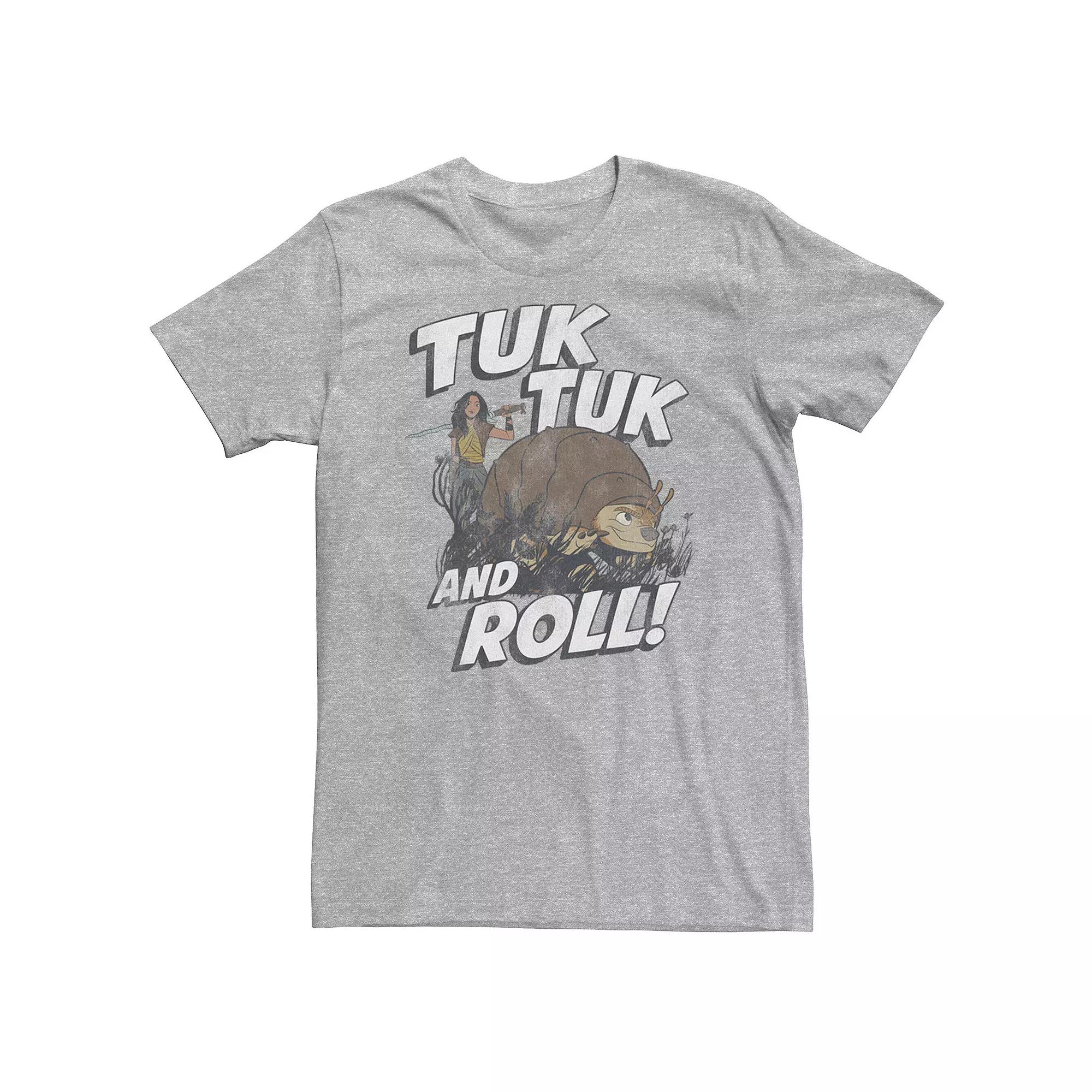 Big & Tall Disney Raya And The Last Dragon Tuk Tuk And Roll Portrait Tee, Men's,  Product Image
