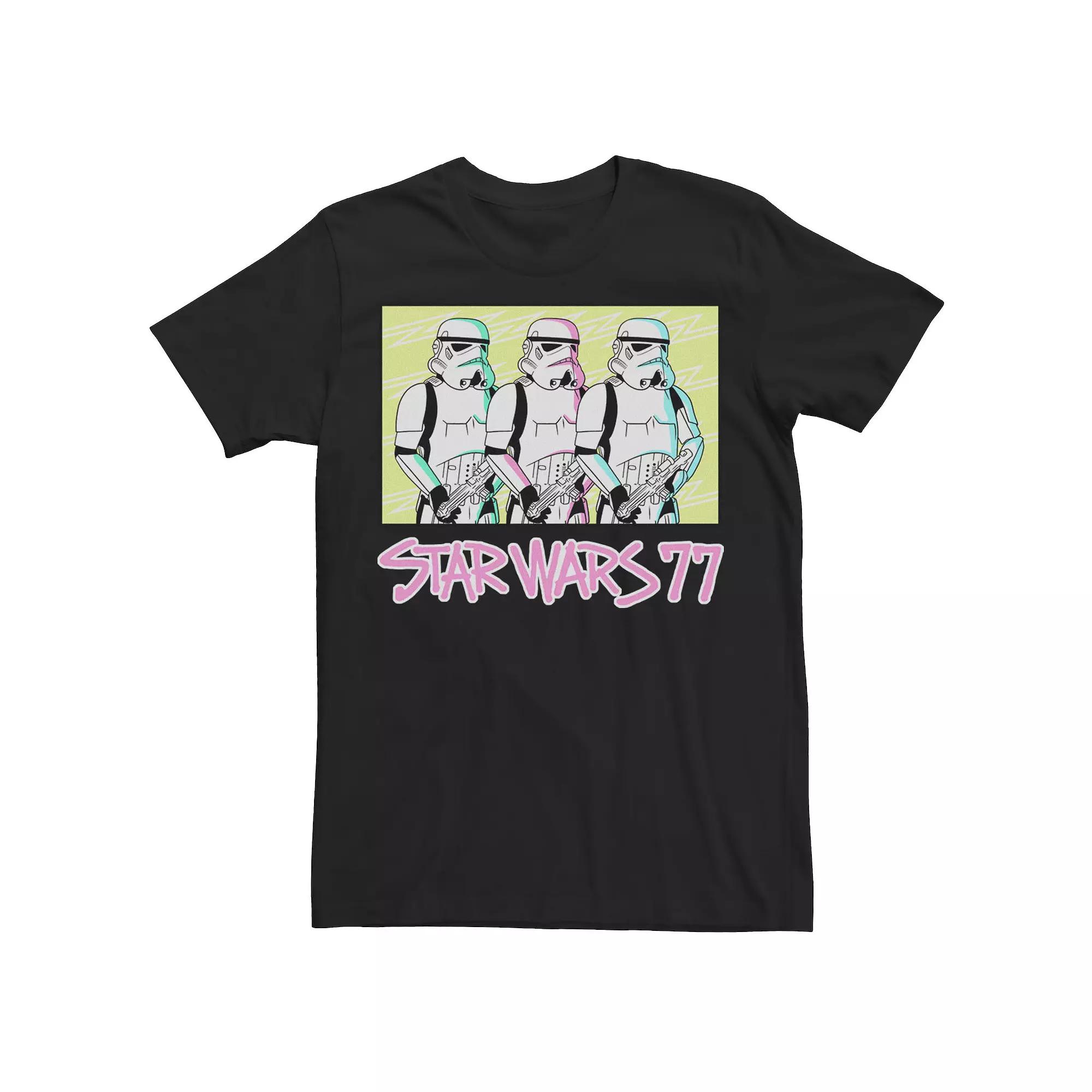 Men's Star Wars Neon Seventy Seven Forever Tee,  Product Image