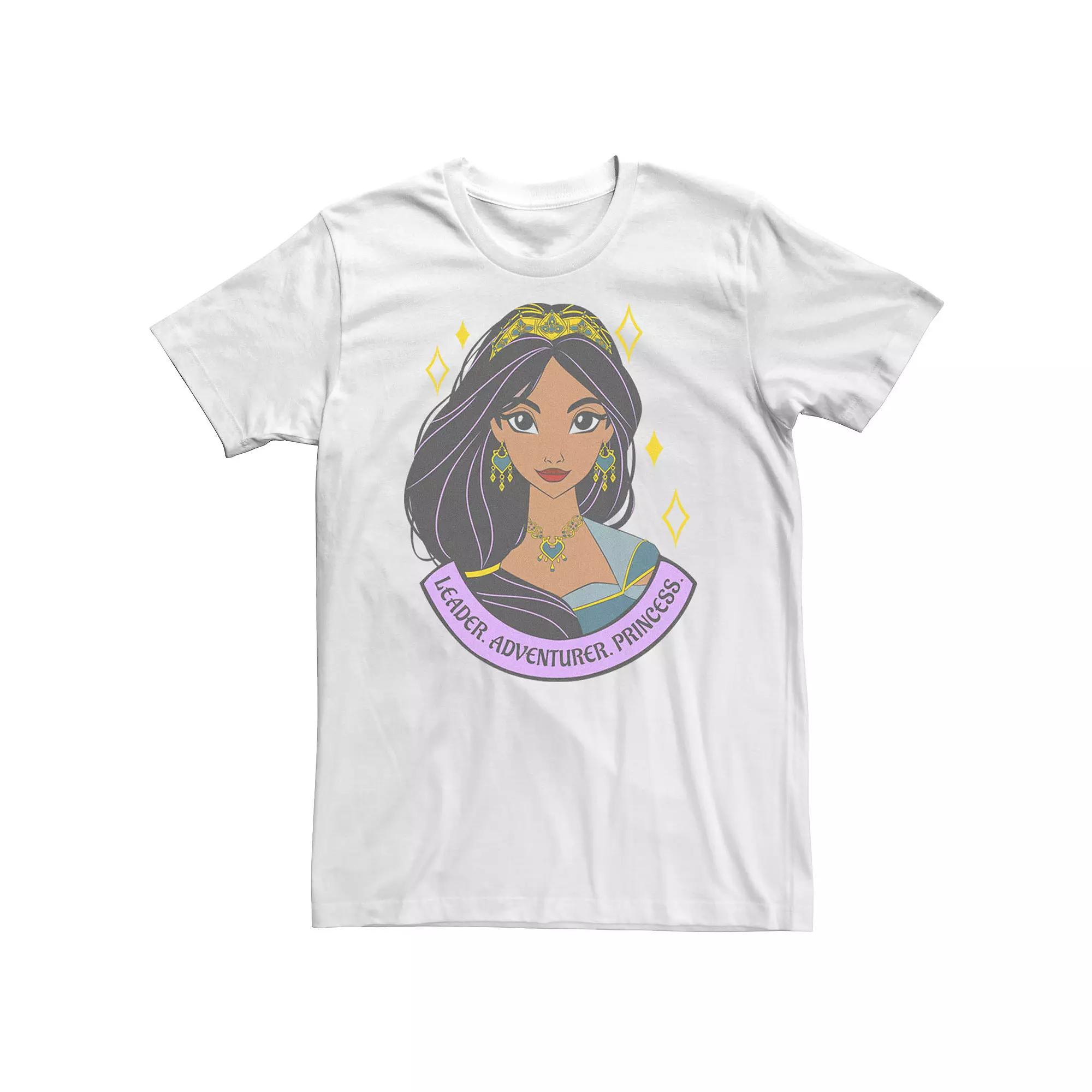 Big & Tall Disney Aladdin Live Action Jasmine Attribute Portrait Banner Tee, Men's,  Product Image