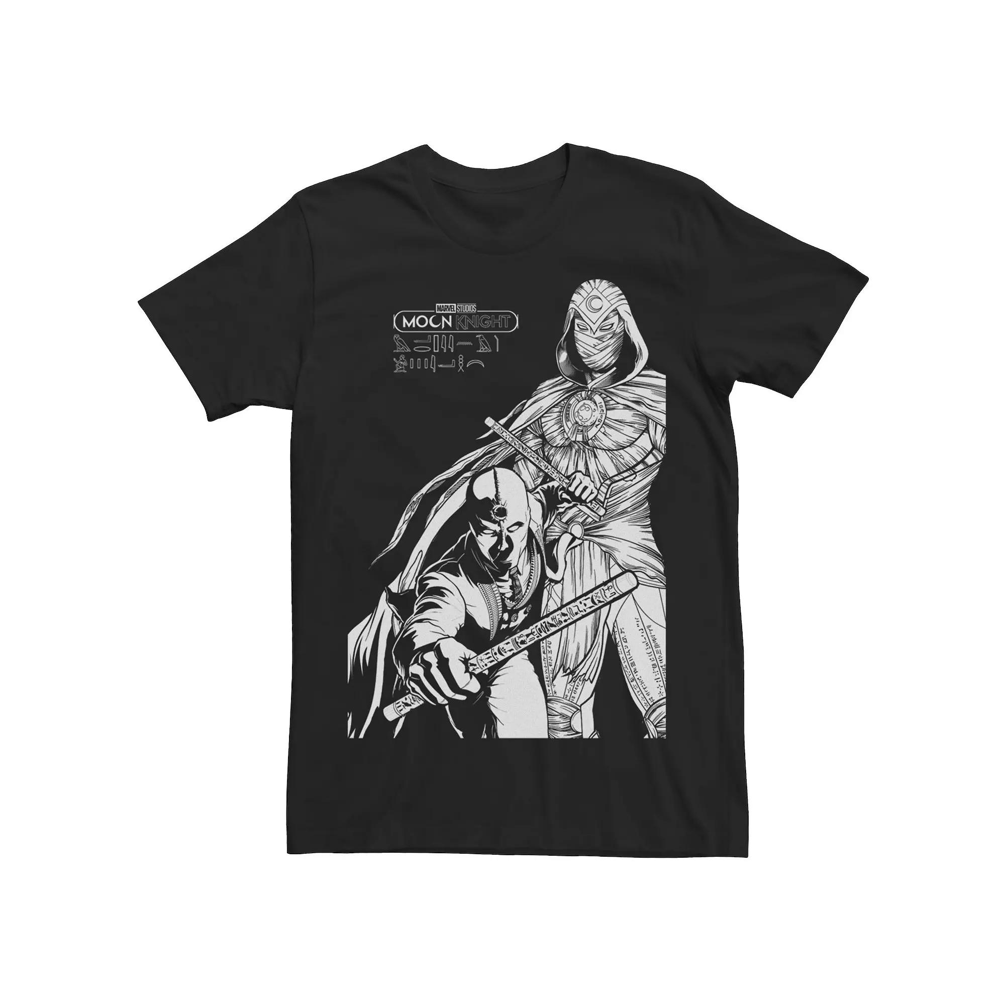 Men's Marvel Moon Knight MK Line Art Duo Tee,  Product Image