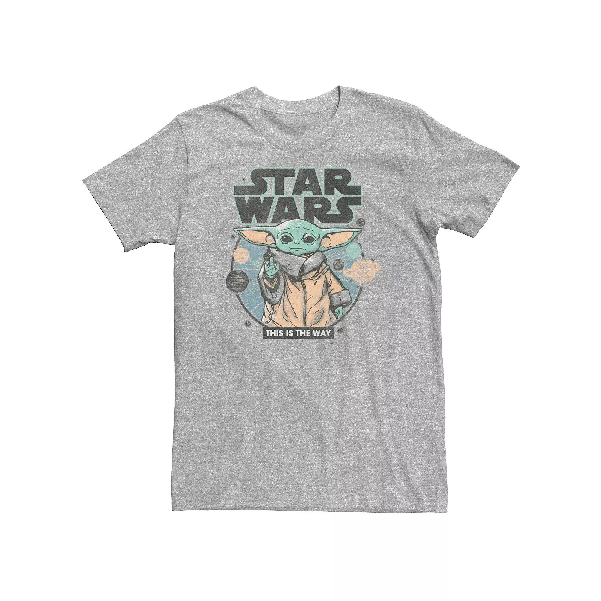 Big & Tall Star Wars The Mandalorian The Baby Yoda Tee, Men's,  Product Image