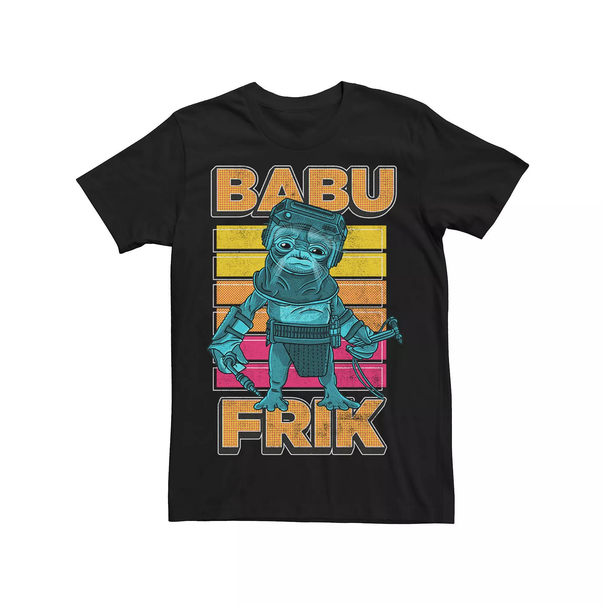 Big & Tall Star Wars Pop Babu Neon Poster Tee, Men's,  Product Image