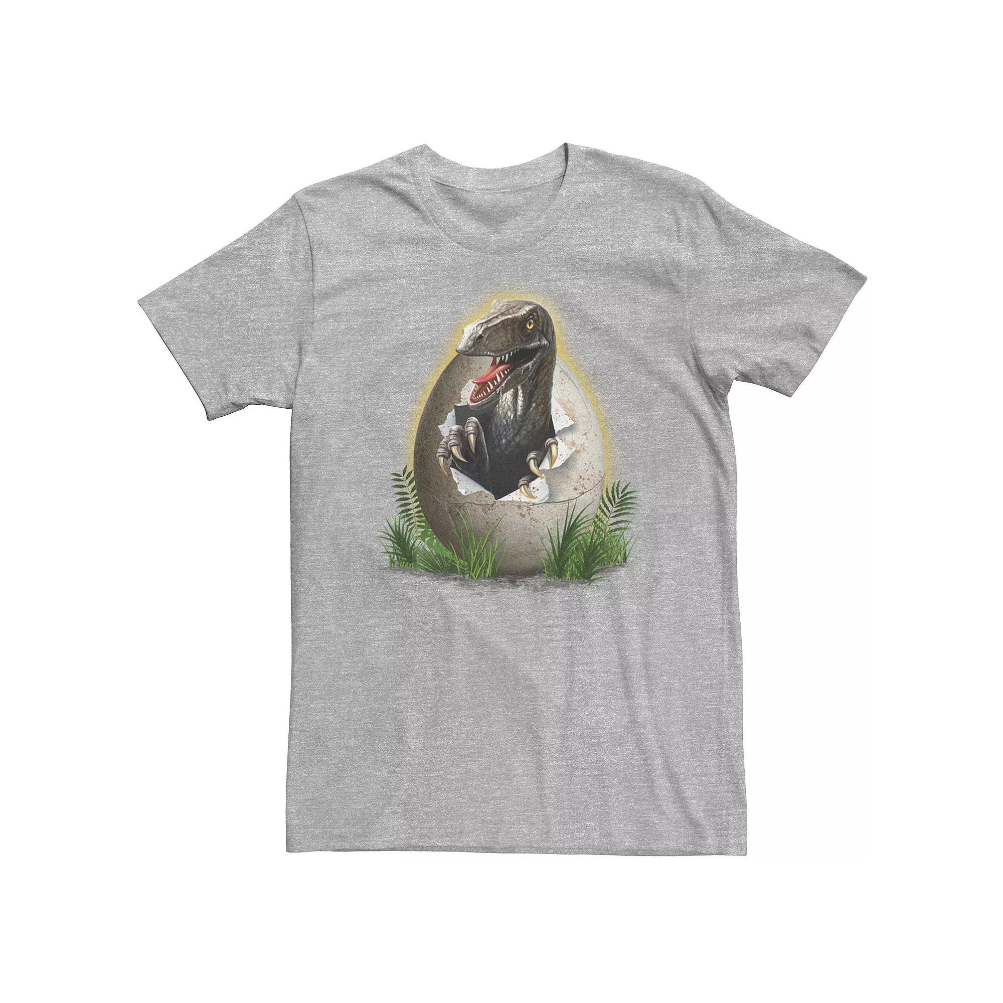 Big & Tall Jurassic Park Raptor Breaking The Egg Tee, Men's,  Product Image
