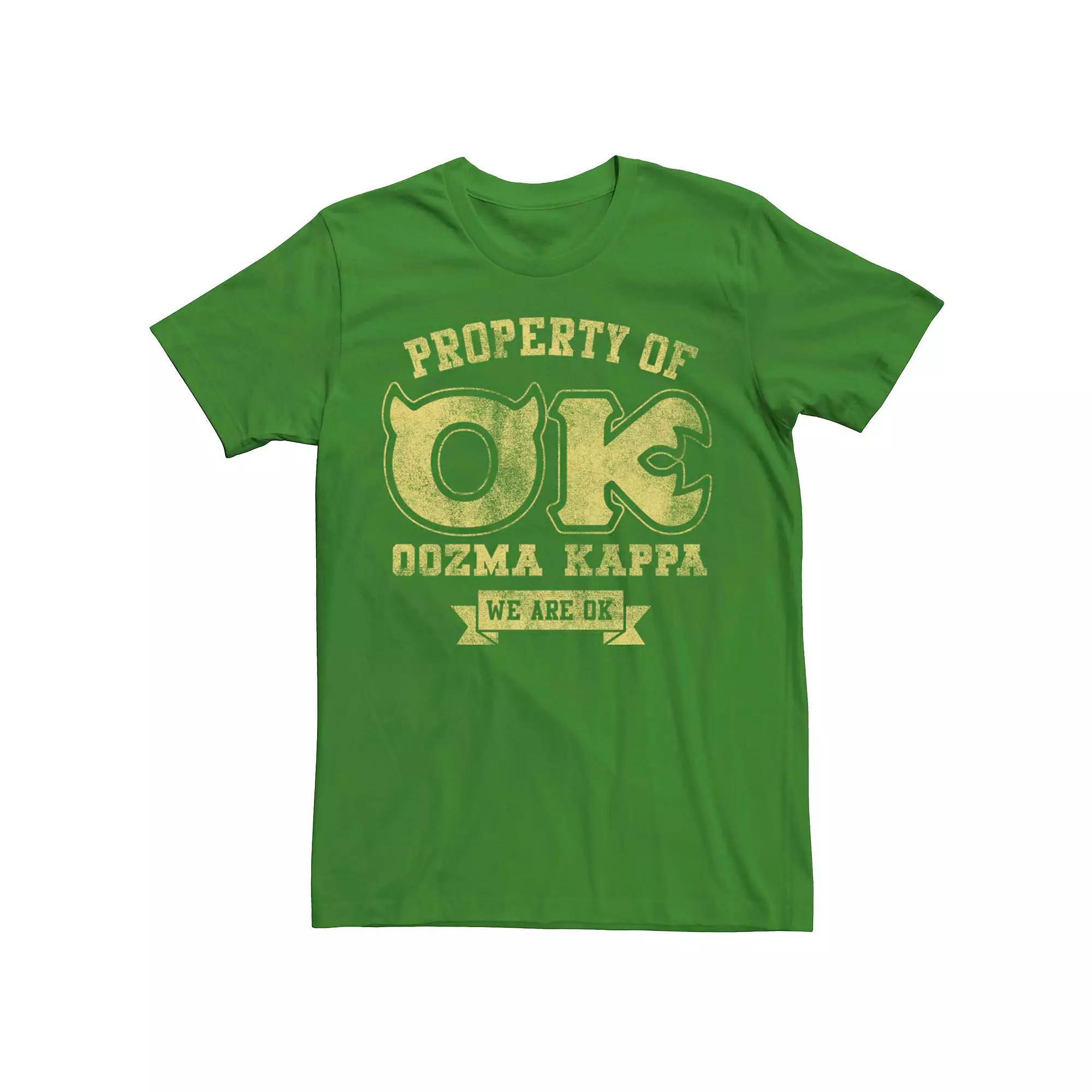 Men's Disney Pixar Monsters University Oozma Kappa Frat Tee,  Product Image