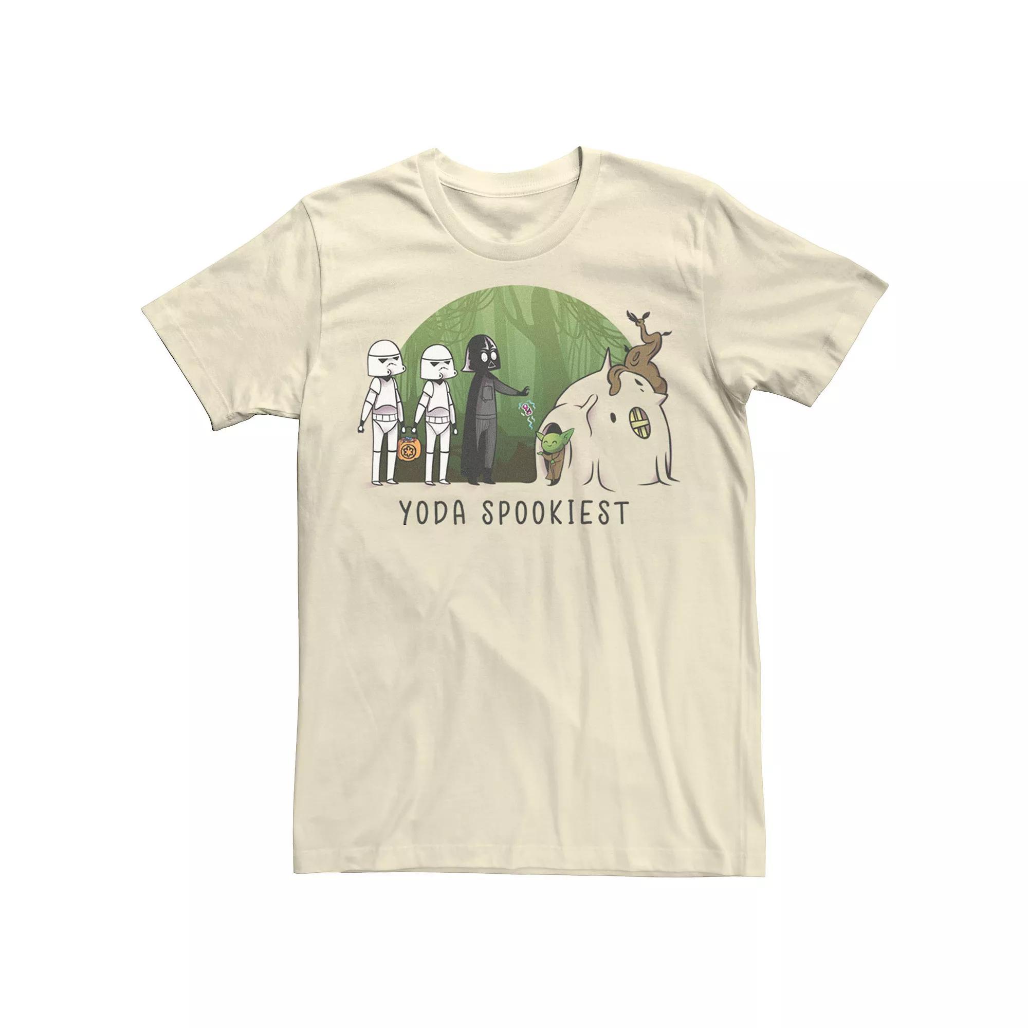 Men's Star Wars Yoda Spookiest Halloween Tee,  Product Image