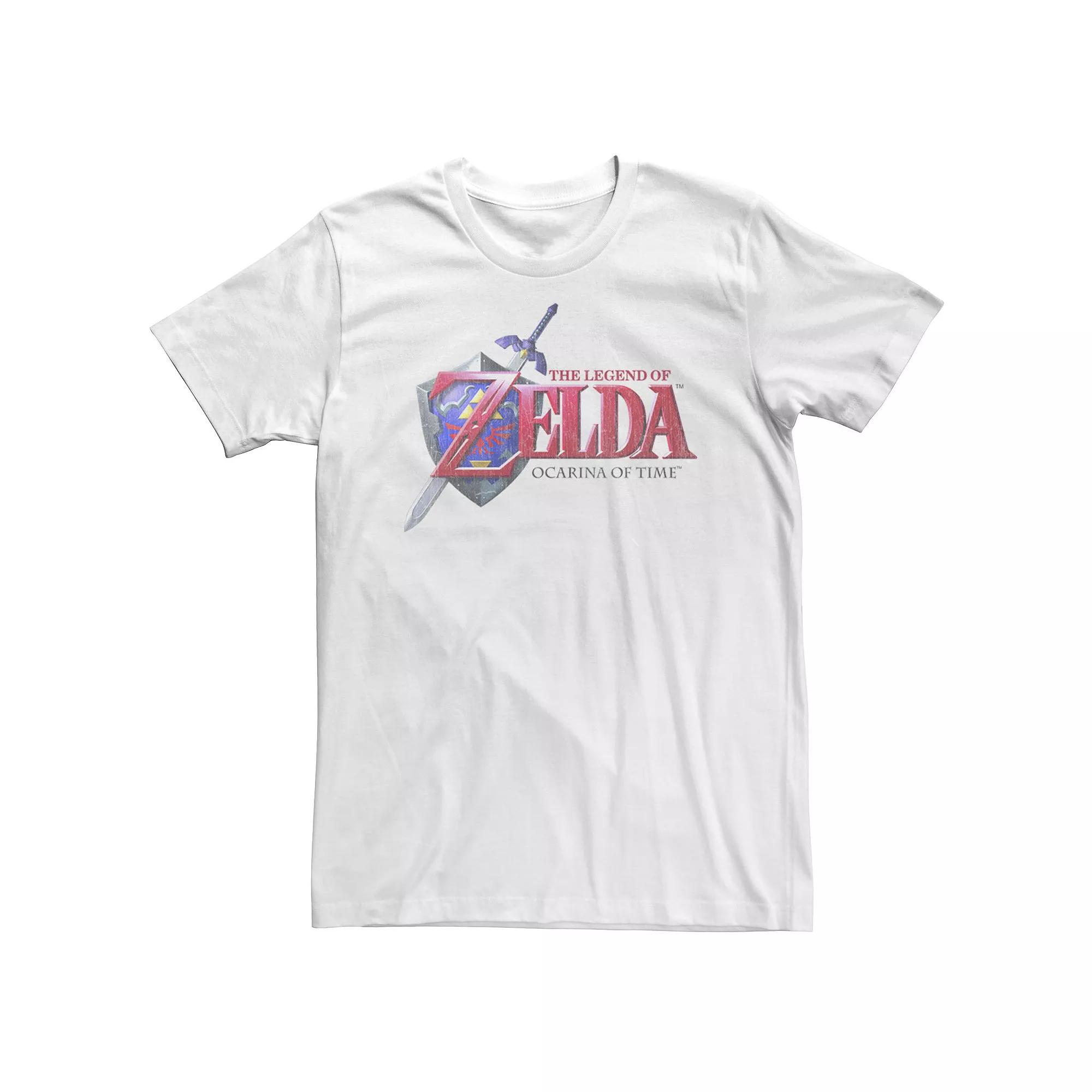 Big & Tall Nintendo Zelda Ocarina of Time Classic Logo Tee, Men's,  Product Image