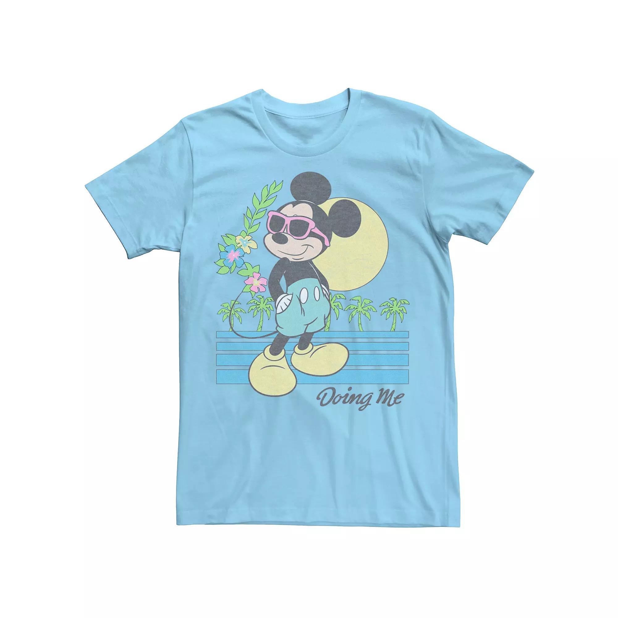 Disney's Mickey And Friends Mickey Mouse Men's Doing Me Sunset Tee,  Product Image
