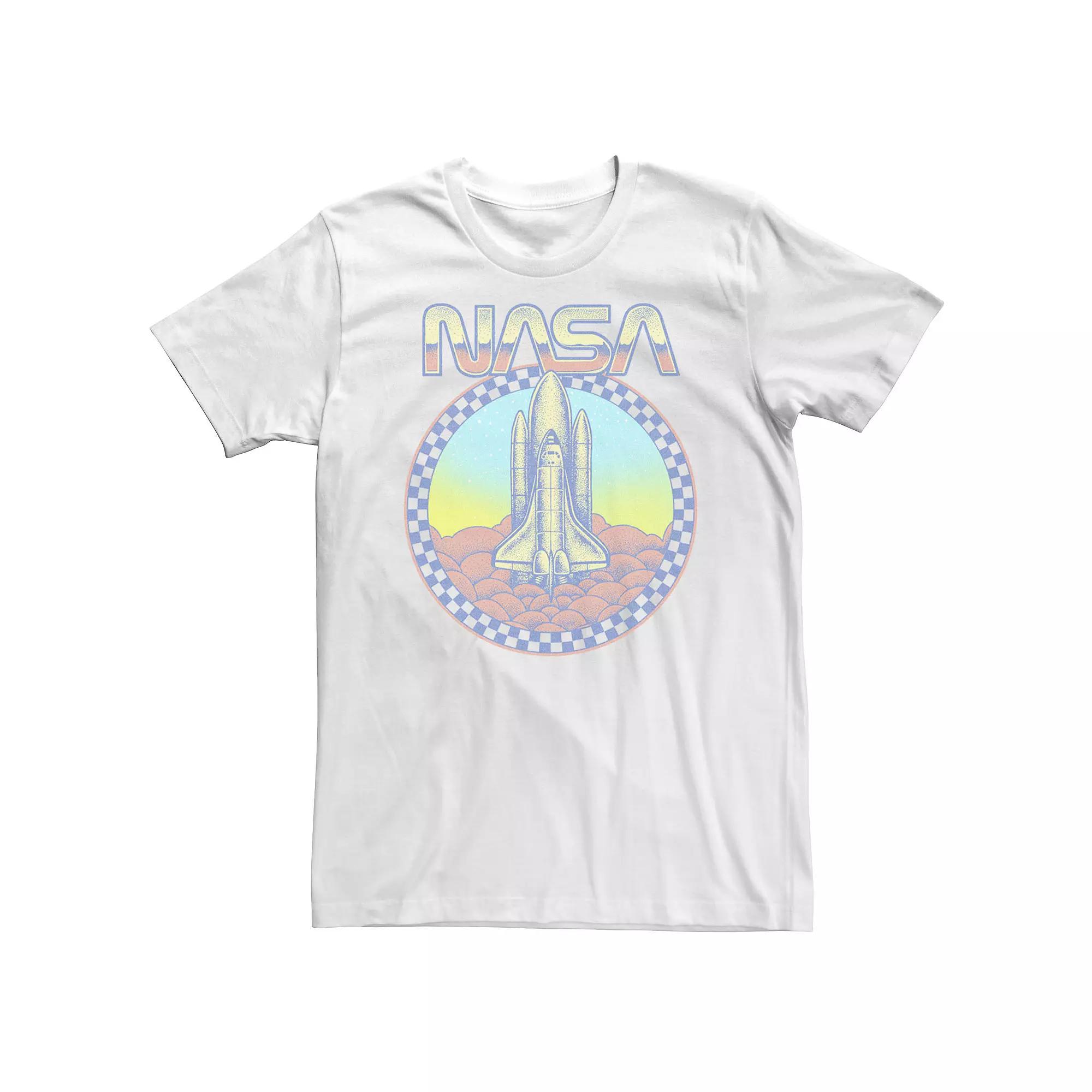 Big & Tall NASA Space Huttle Launch Logo Tee, Men's,  Product Image