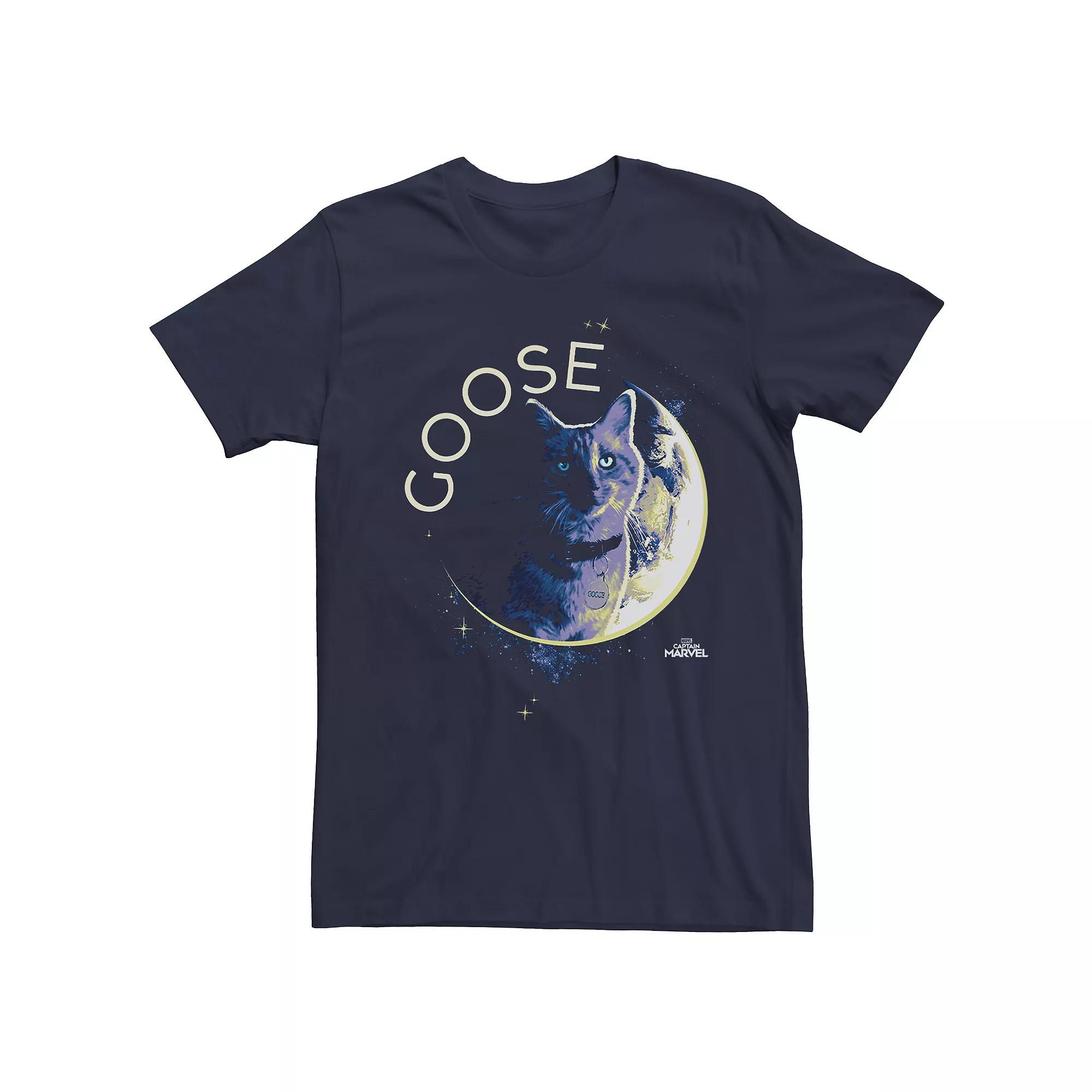 Men's Captain Marvel Goose Moon Tee,  Product Image
