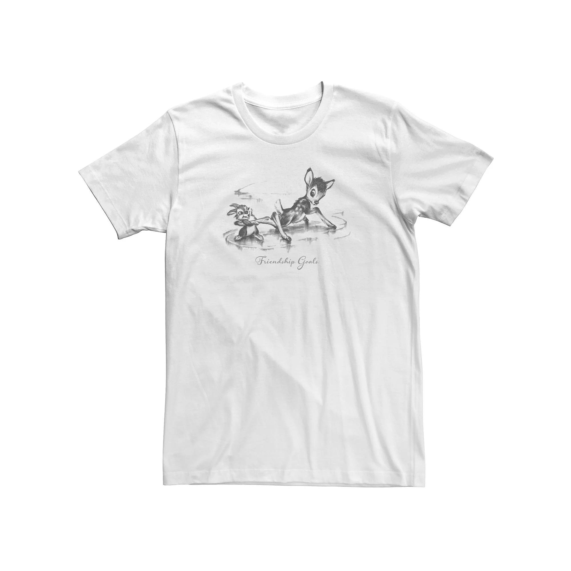 Big & Tall Disney Bambi Thumper And Bambi Friendship Goals Tee, Men's,  Product Image