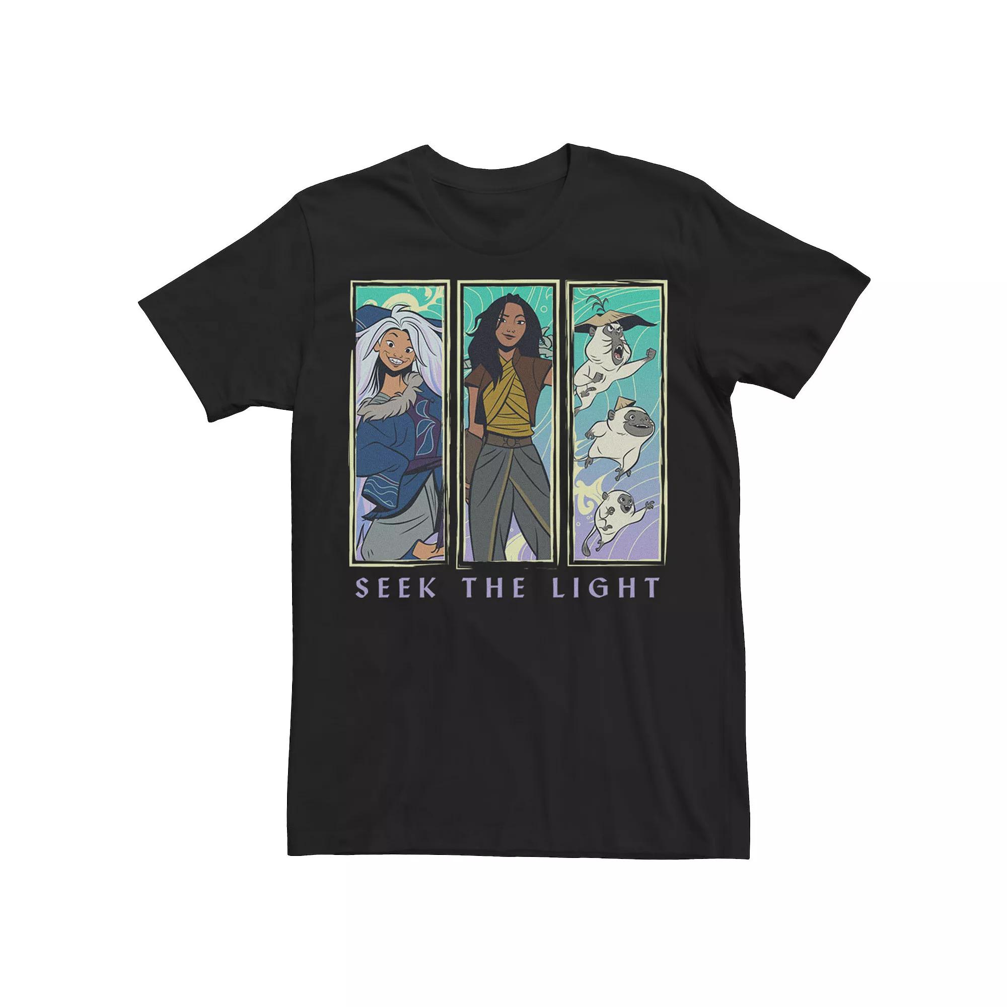 Big & Tall Disney Raya And The Last Dragon Seek The Light Panels Tee, Men's,  Product Image
