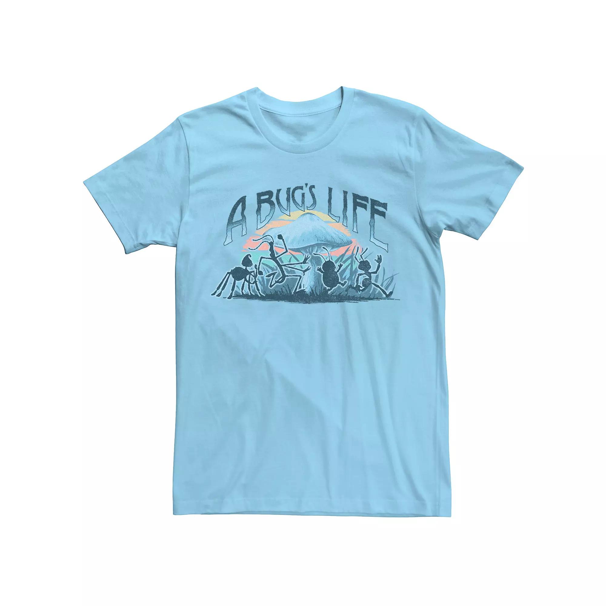 Disney / Pixar's A Bug's Life Men's Giant Mushroom Bug Silhouettes Tee,  Product Image