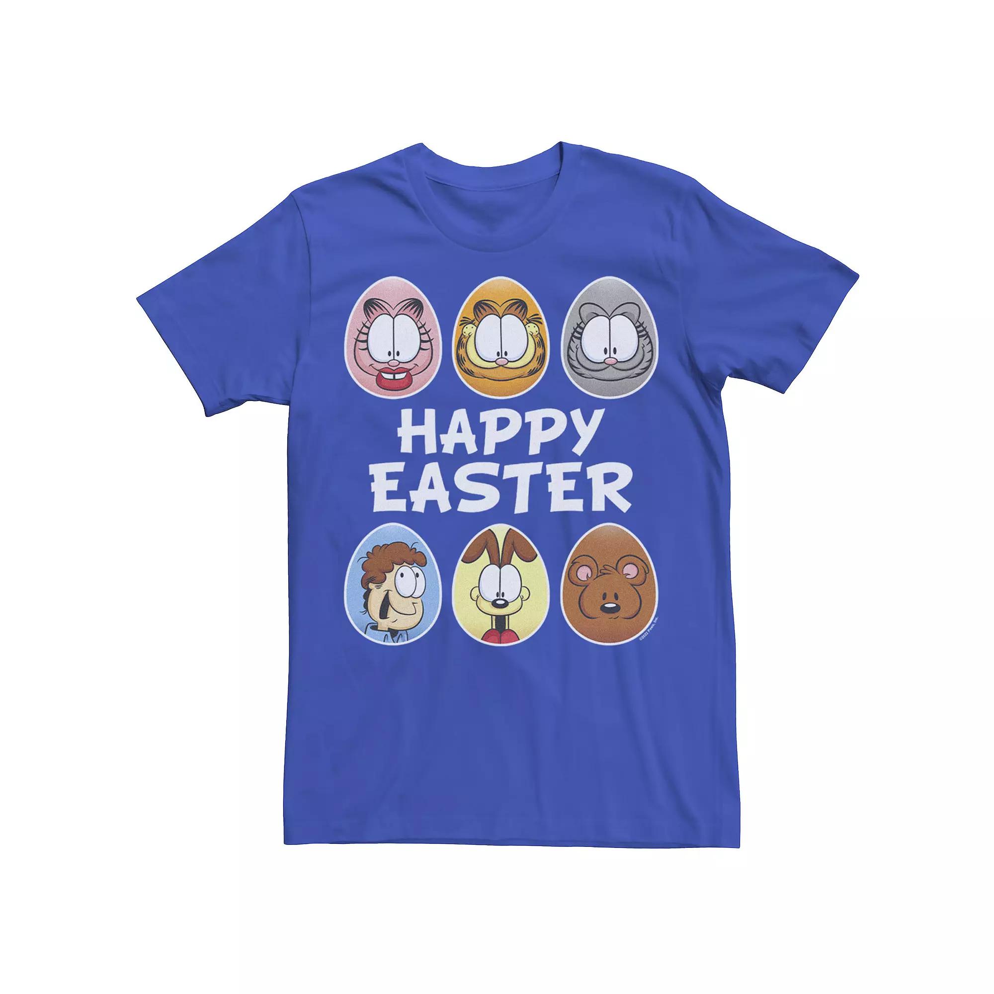 Men's Nickelodeon Garfield Happy Easter Eggs Tee,  Product Image