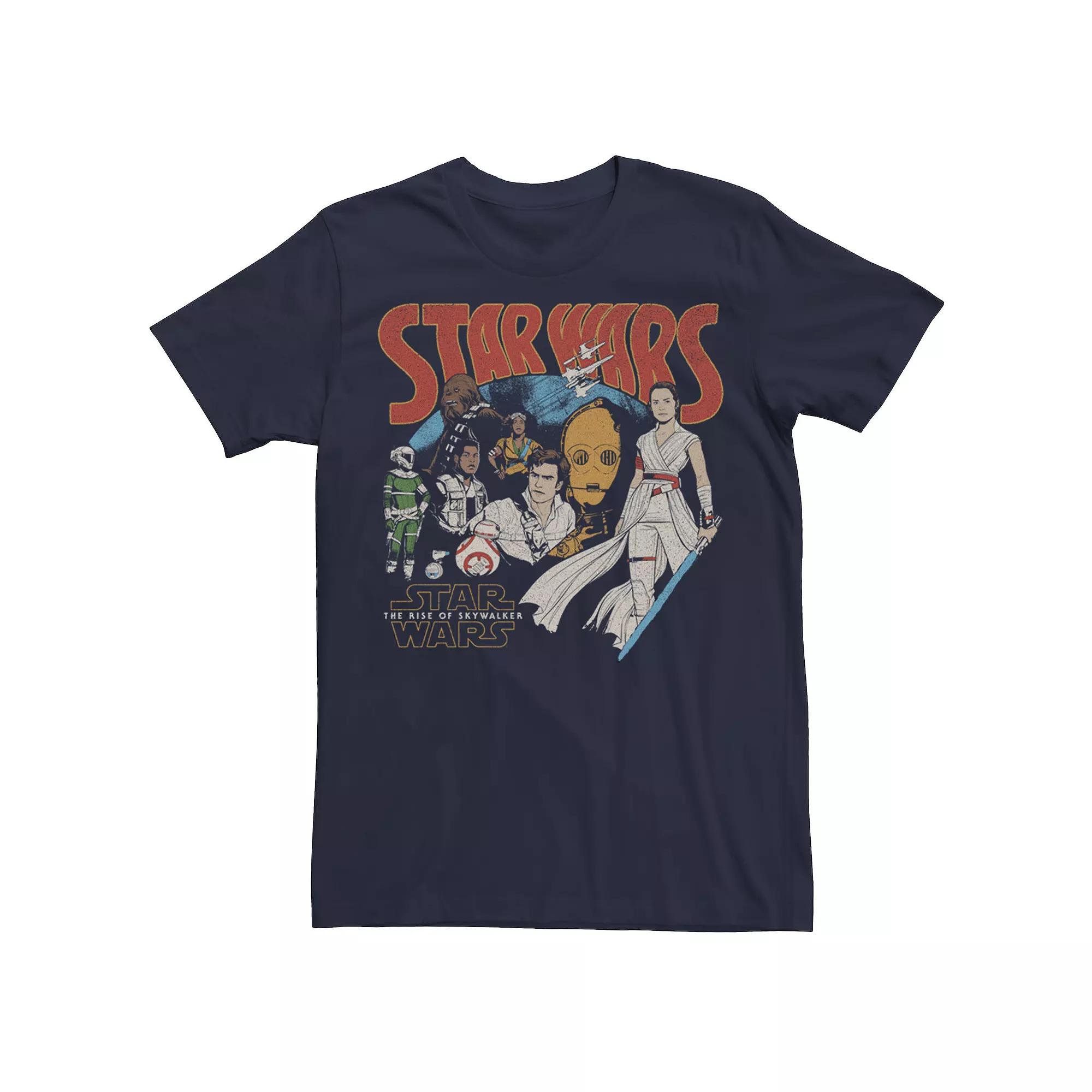Men's Star Wars The Rise of Skywalker Retro Collage Tee,  Product Image