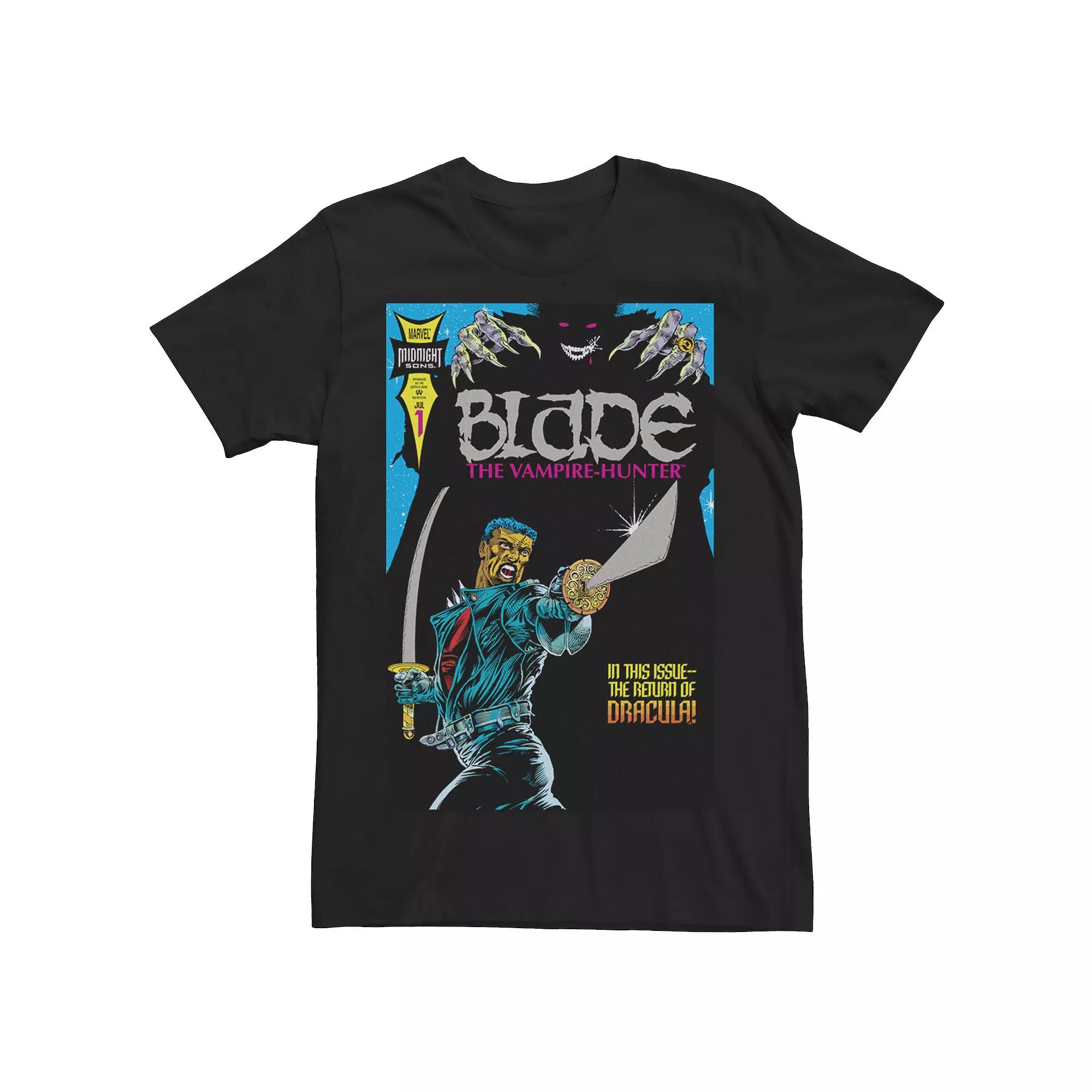 Men's Marvel Blade The Return Of Dracula Comic Cover Tee,  Product Image