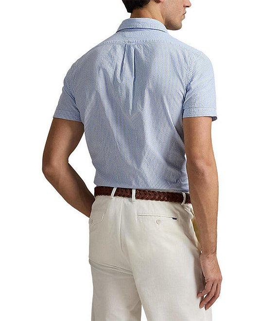 Polo Ralph Lauren RL Prepster Classic Fit Seersucker Short Sleeve Woven Shirt Product Image