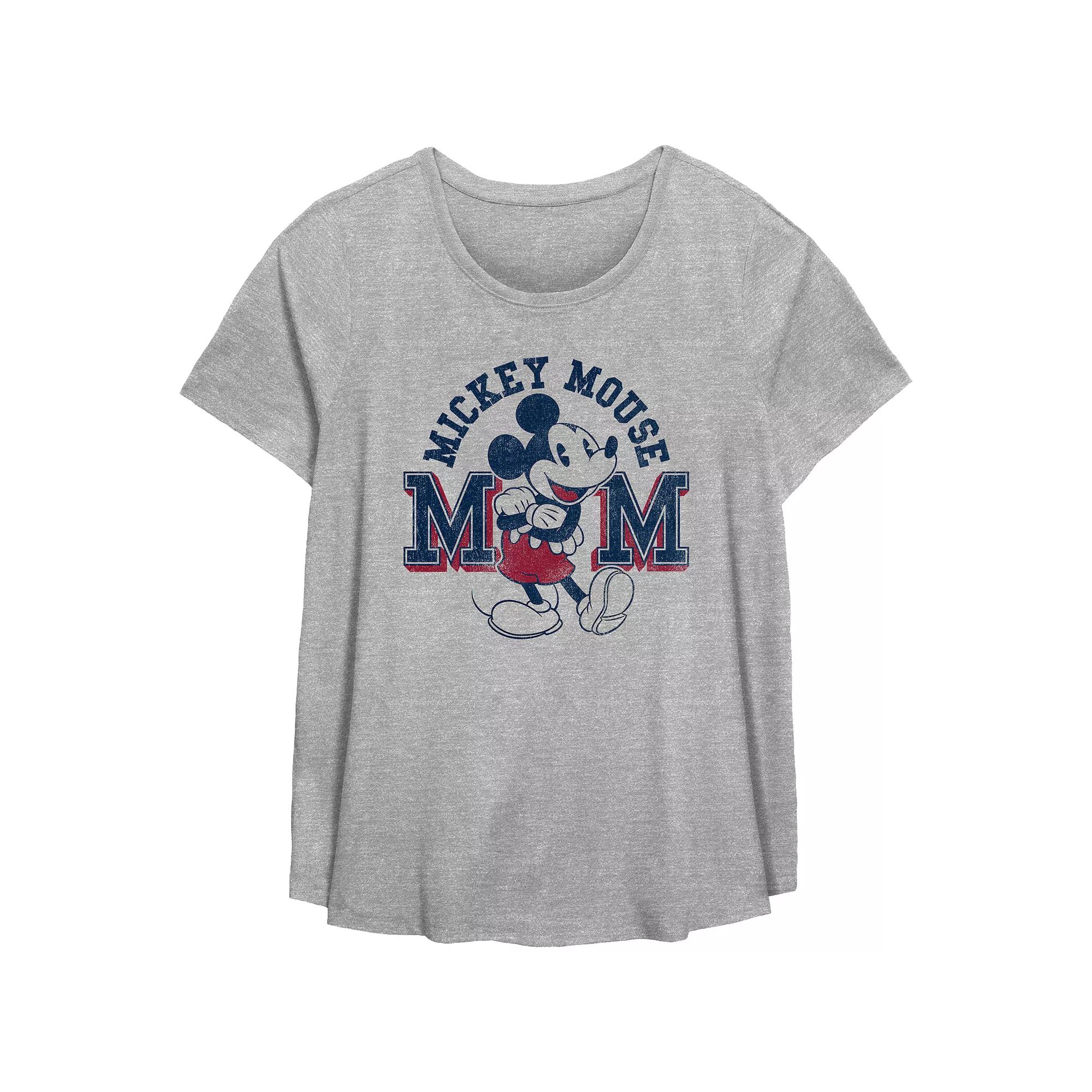 Disney's Mickey Mouse Mom Women's Plus Graphic Tee,  Product Image
