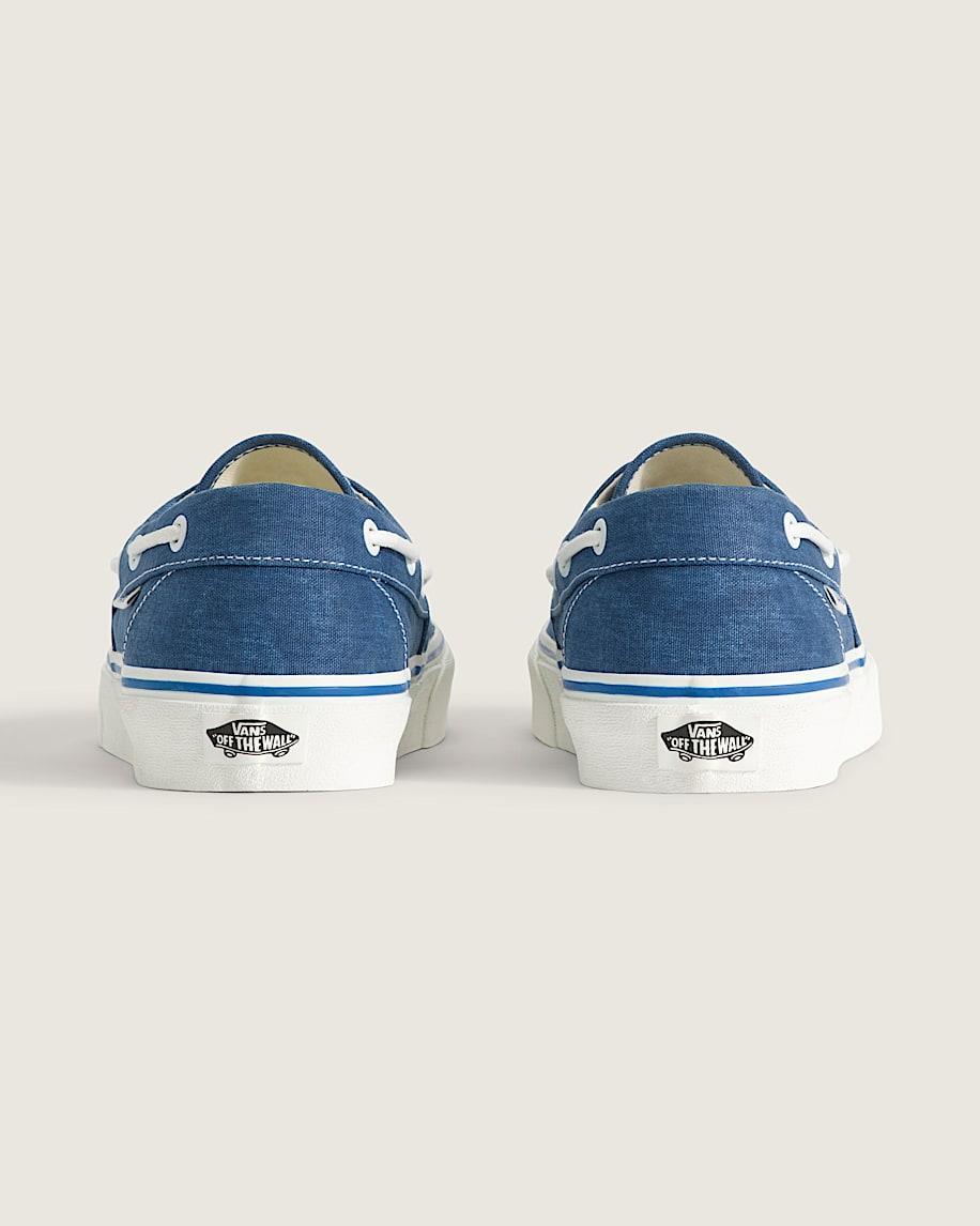 Authentic Boat Shoe in Navy Blue / Marshmallow White| Vans US Product Image