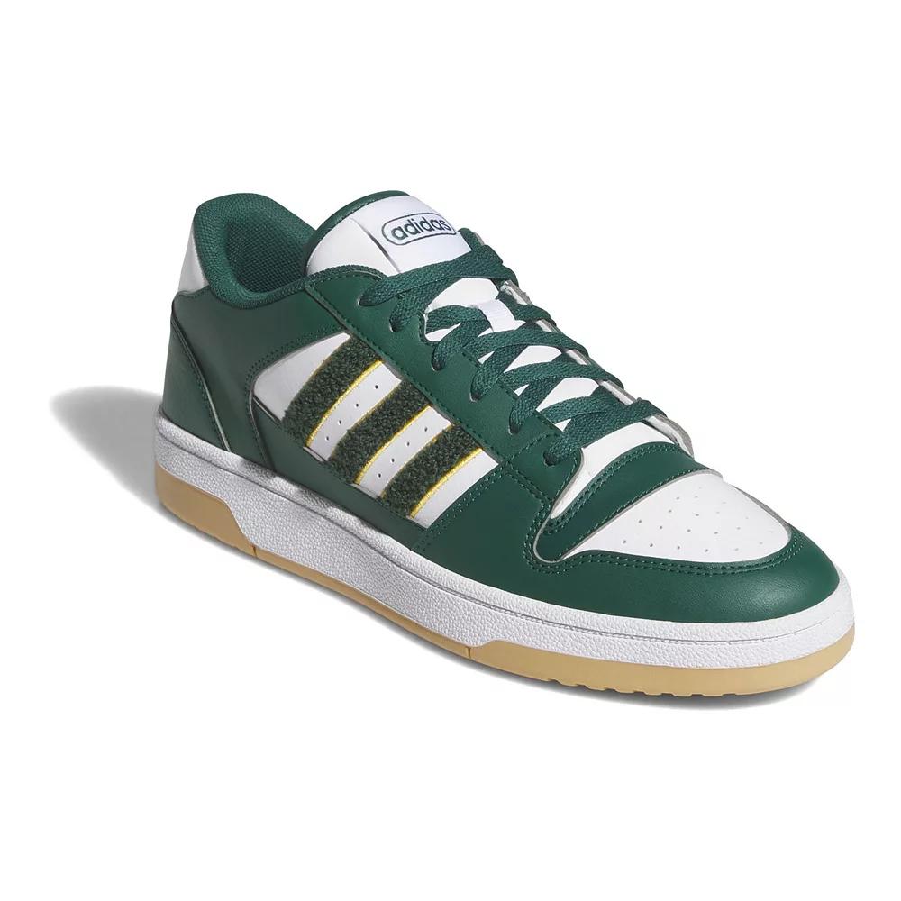 adidas Break Start Men's Basketball Shoes, Size: 11.5, Collegiate Green White Product Image