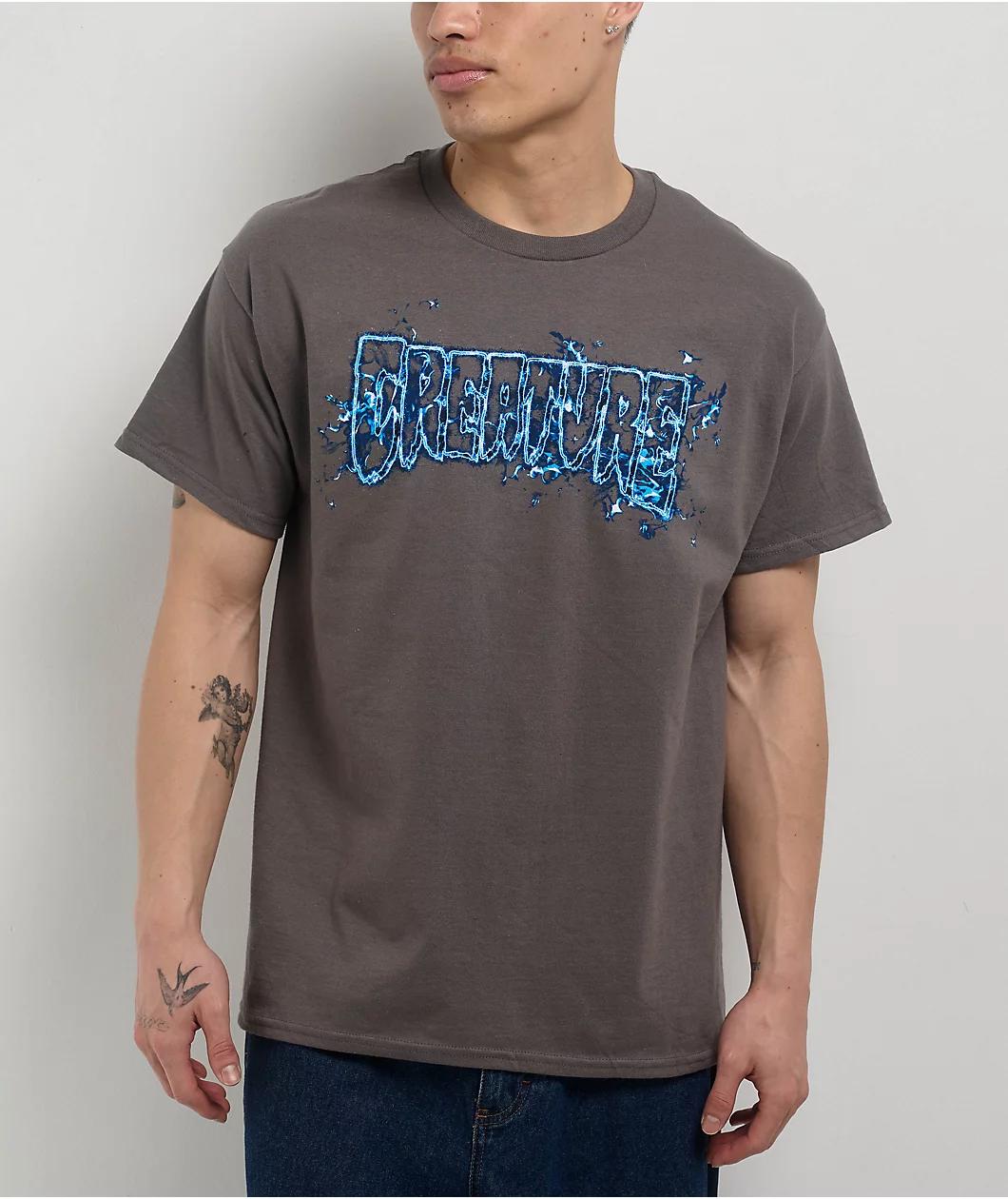 Creature Inferno Charcoal T-Shirt Product Image