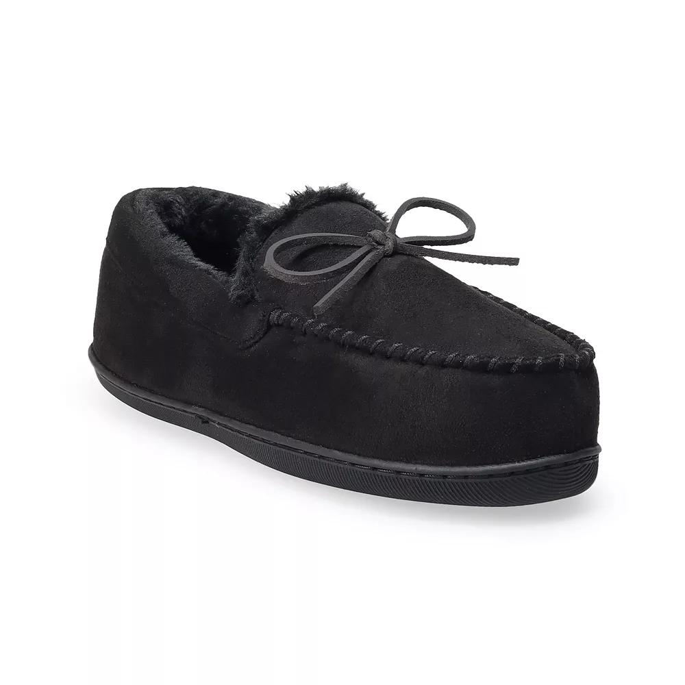 Sonoma Goods For Life® Franz Women's Moccasin Slippers, Size: Large, Black Product Image