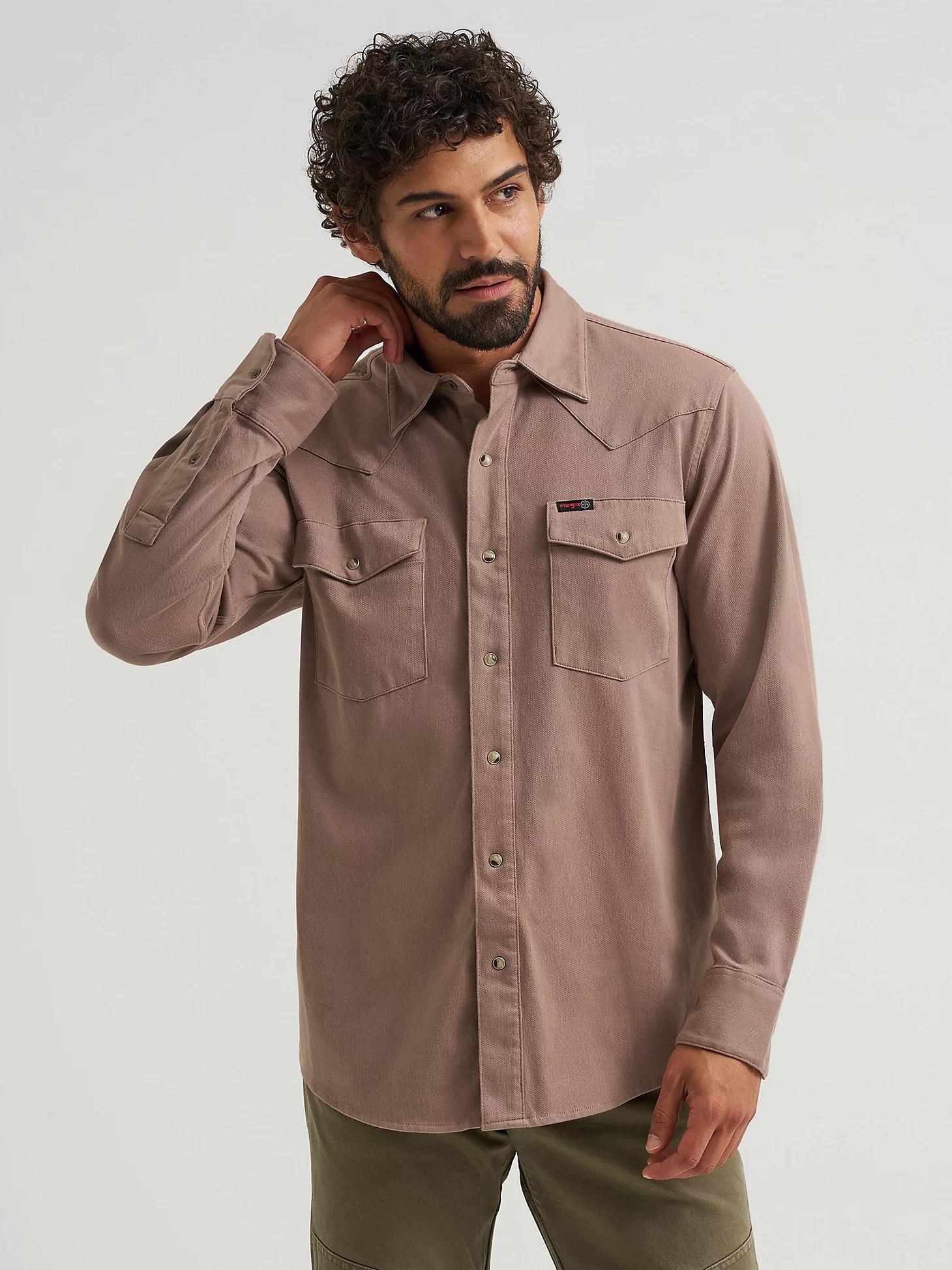 Wrangler ATG™ Men's Salida Shirt in Pine Bark Product Image