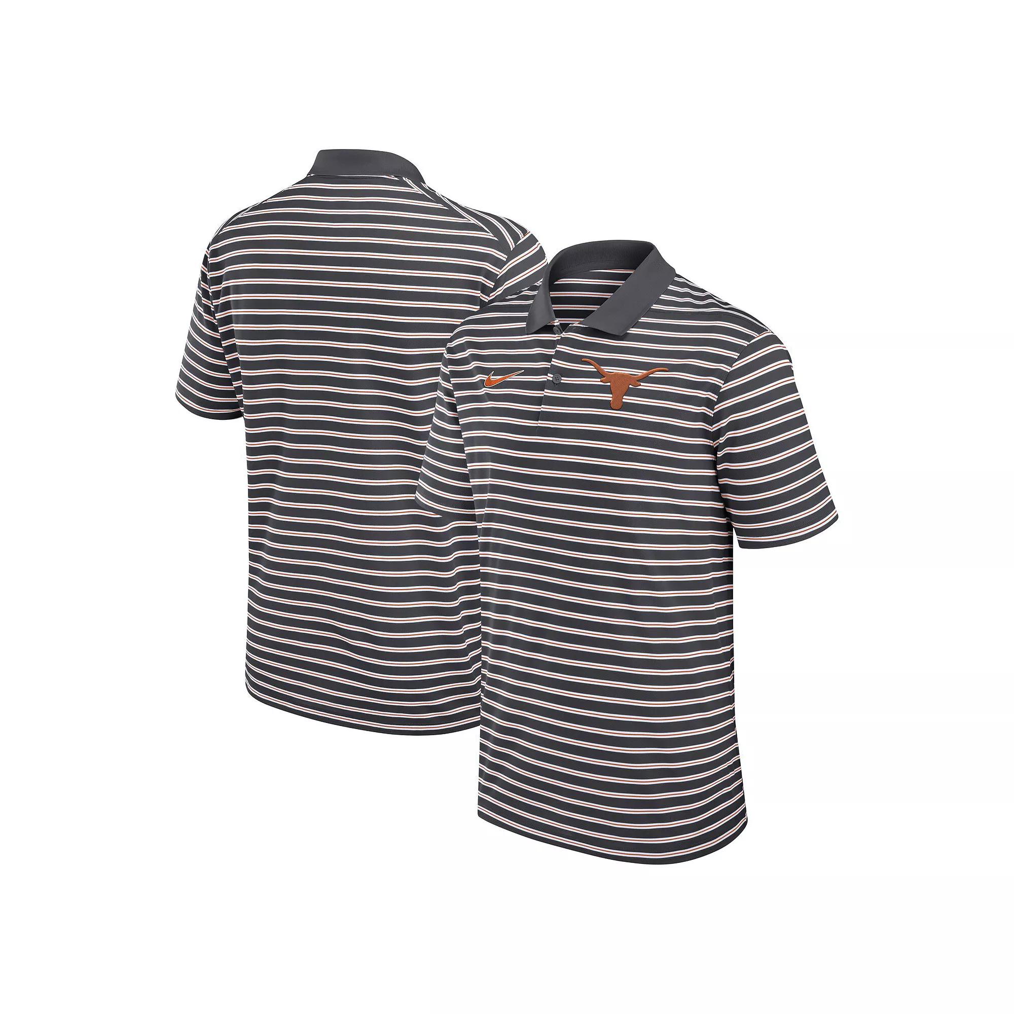 Men's Nike Black/White Georgia Bulldogs Primetime Victory Striped Performance Polo,  Product Image