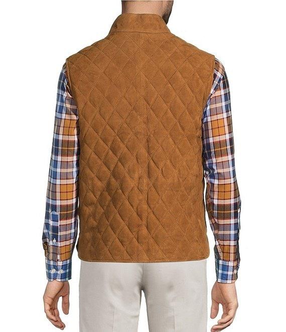 Roundtree & Yorke The Craftsman Suede Vest Product Image