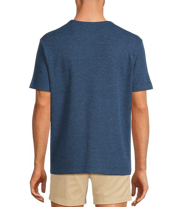 Roundtree & Yorke Short Sleeve Waffle Solid Crew T-Shirt Product Image