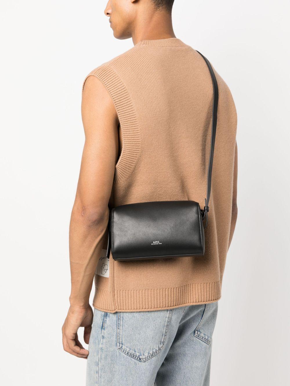 Nino faux-leather messenger bag Product Image