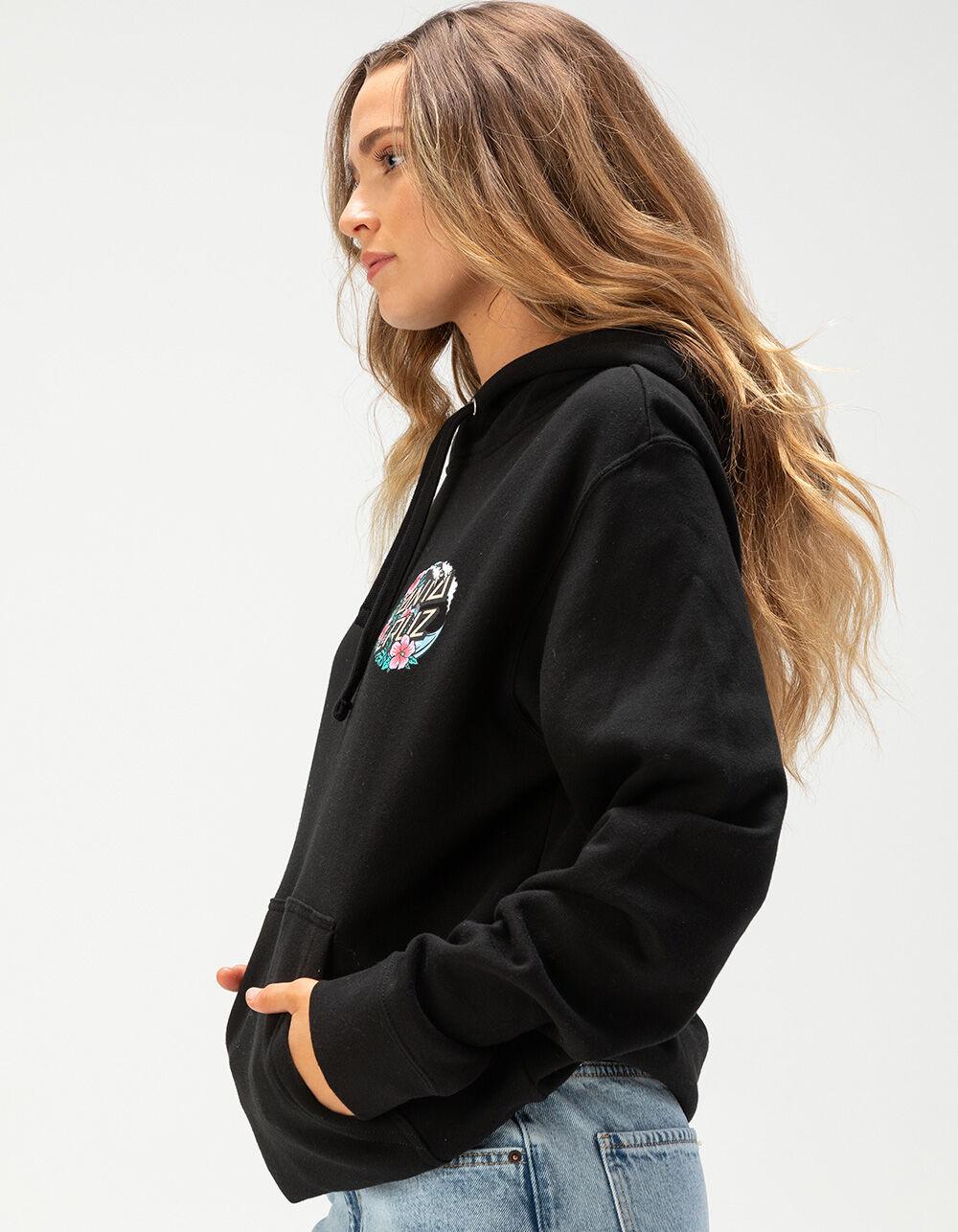 SANTA CRUZ Hibiscus Womens Hoodie - BLACK Product Image