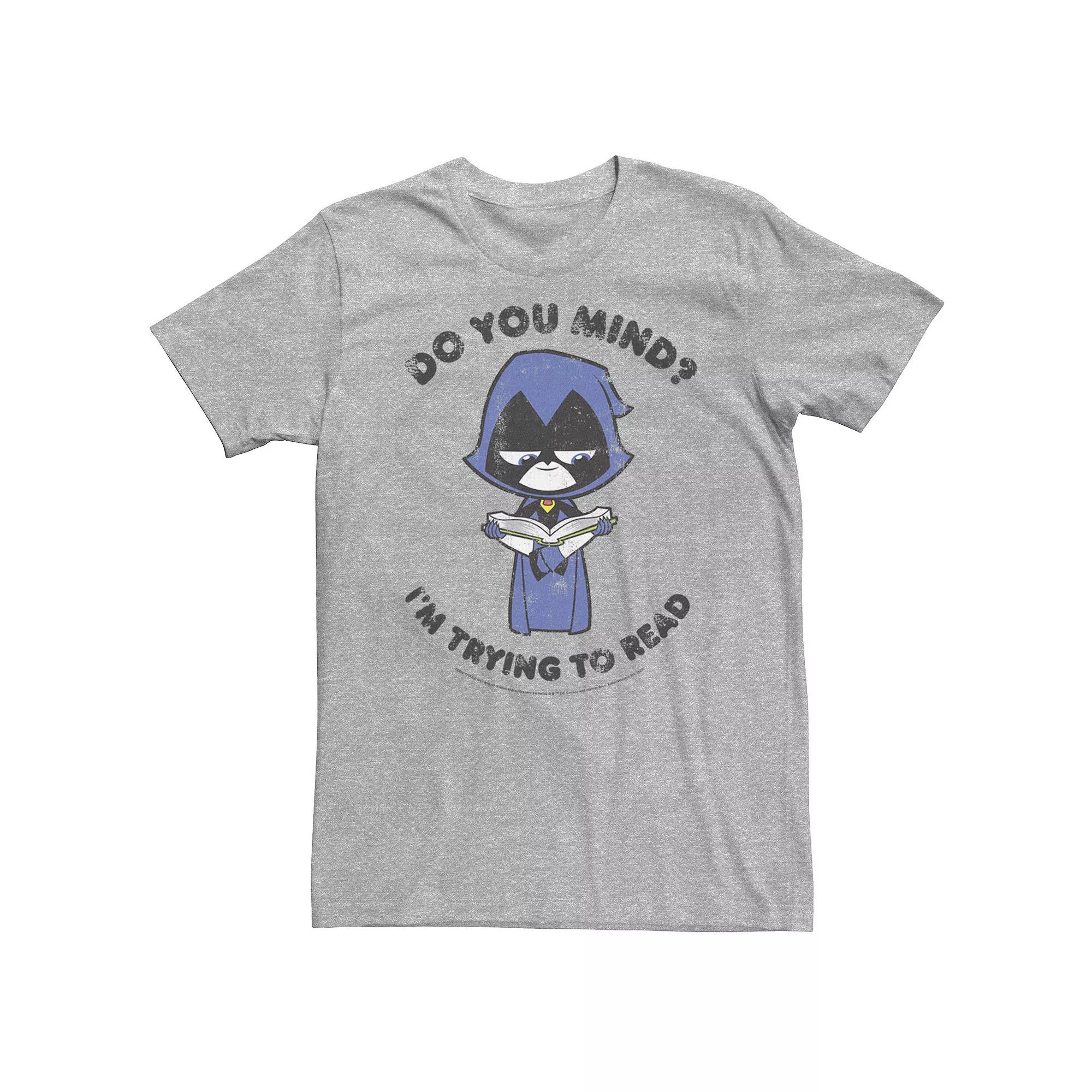 Big & Tall DC Comics Teen Titans Go! Raven I'm Trying To Read Tee, Men's,  Product Image