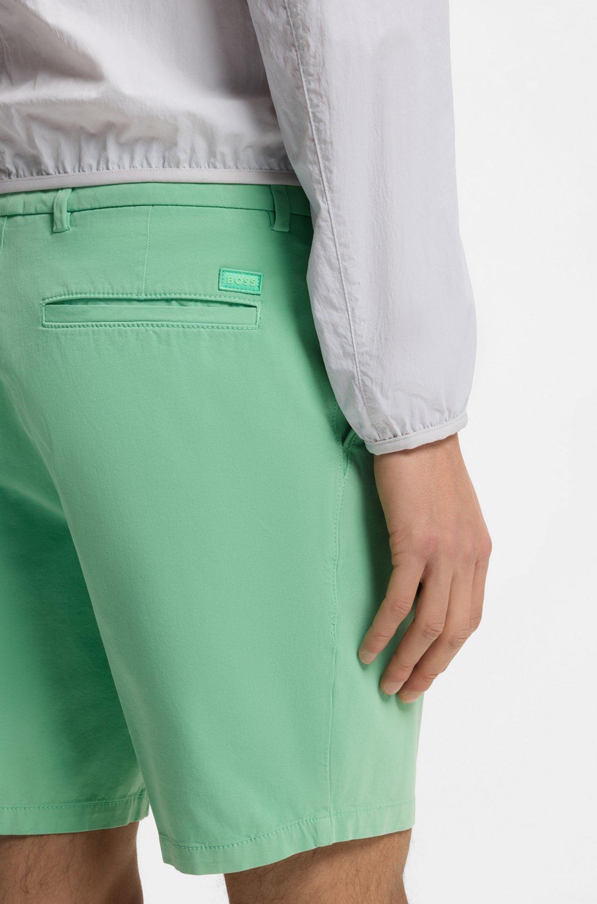 Modern-fit shorts in stretch-cotton twill Product Image