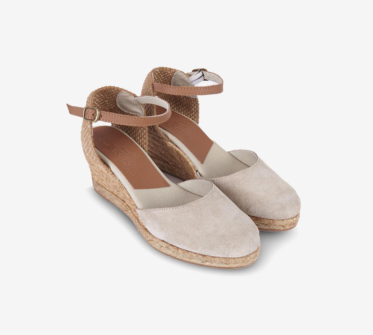 Gimena Taupe Medium Wedge Product Image