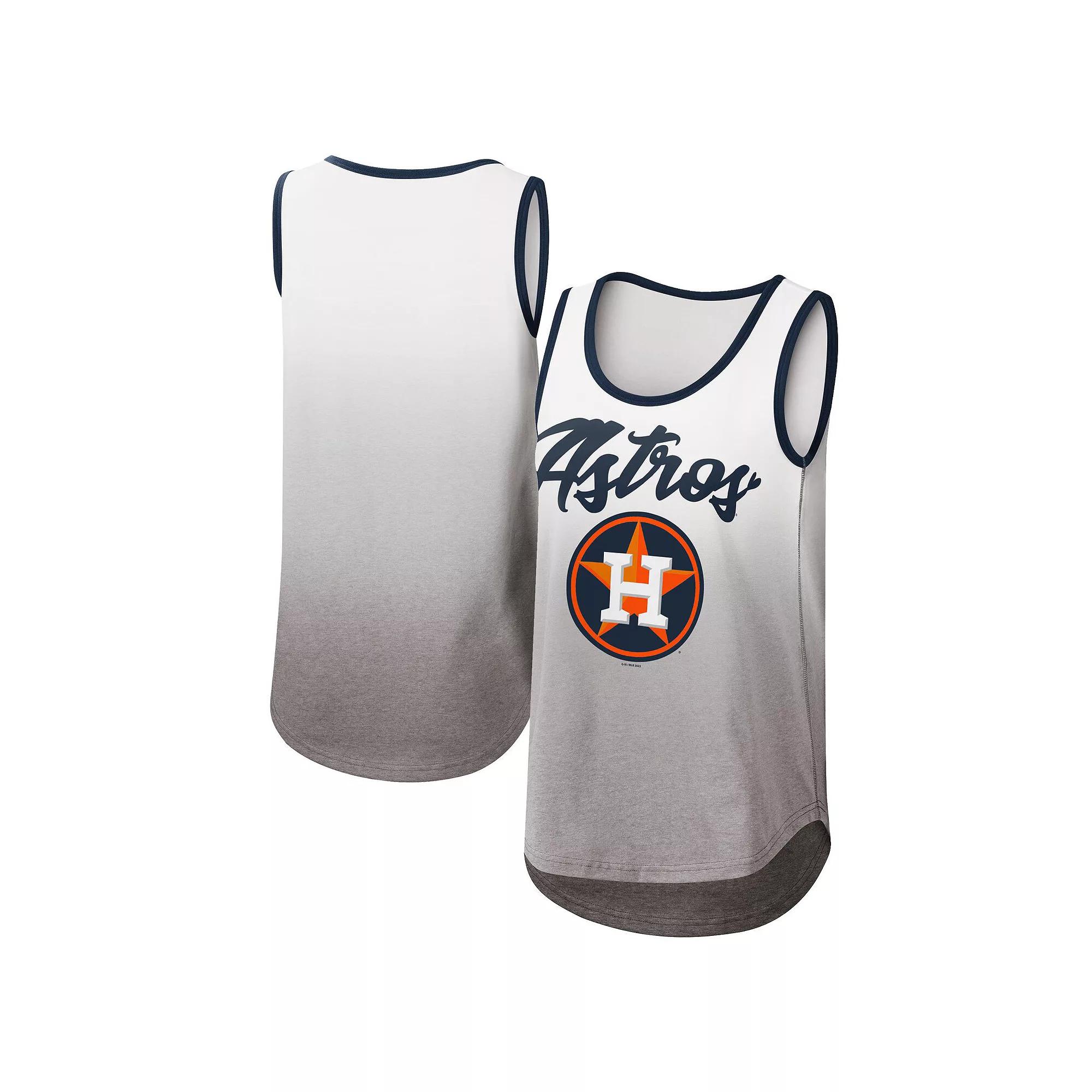 Women's G-III 4Her by Carl Banks White Houston Astros Logo Opening Day Tank Top, Size: Small Product Image