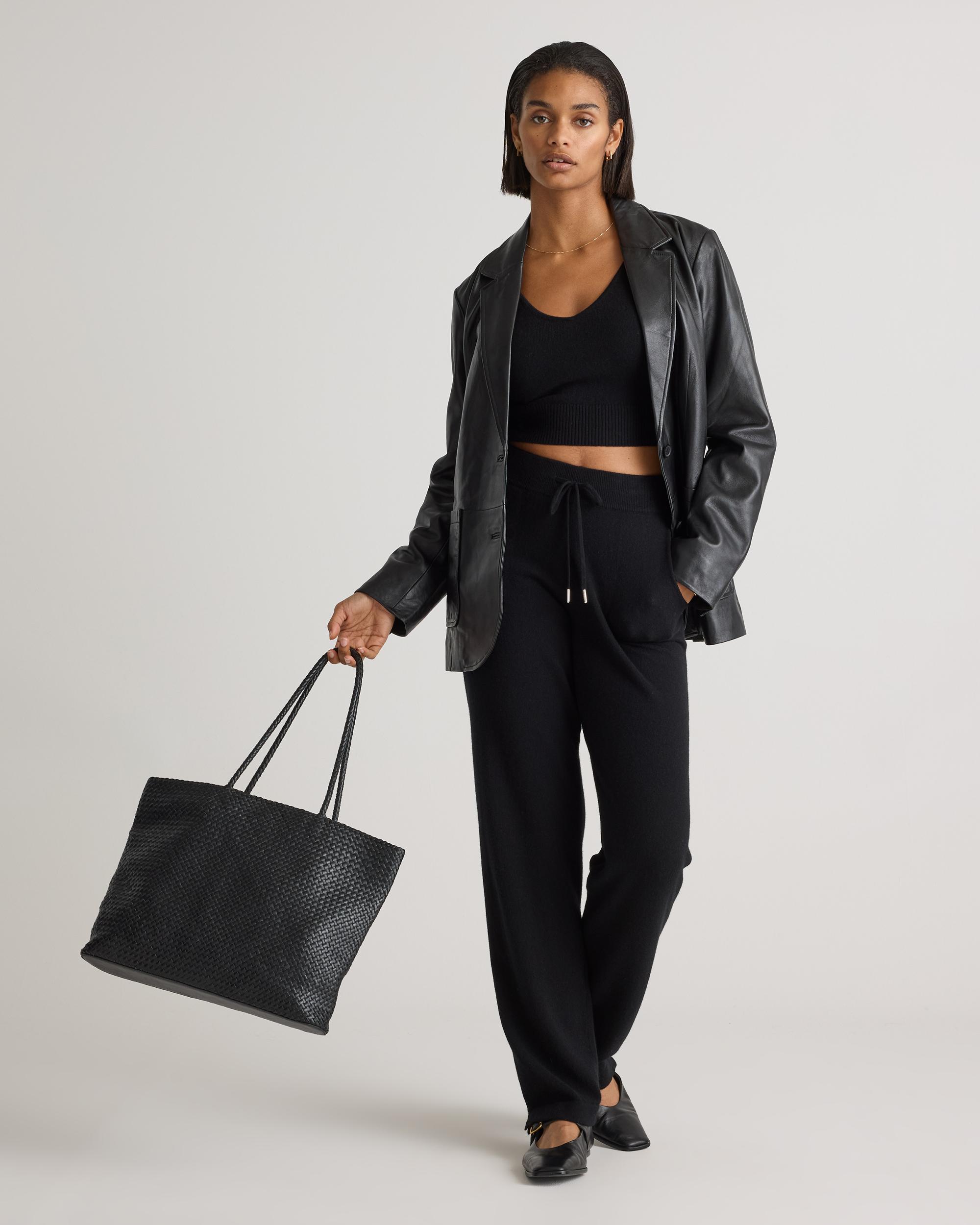 Quince | Women's Mongolian Cashmere Cropped Tank Top Size XS Product Image