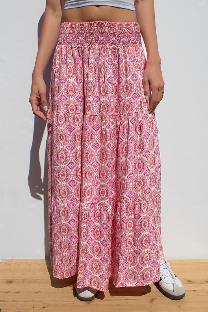 Long ruffle skirt Product Image