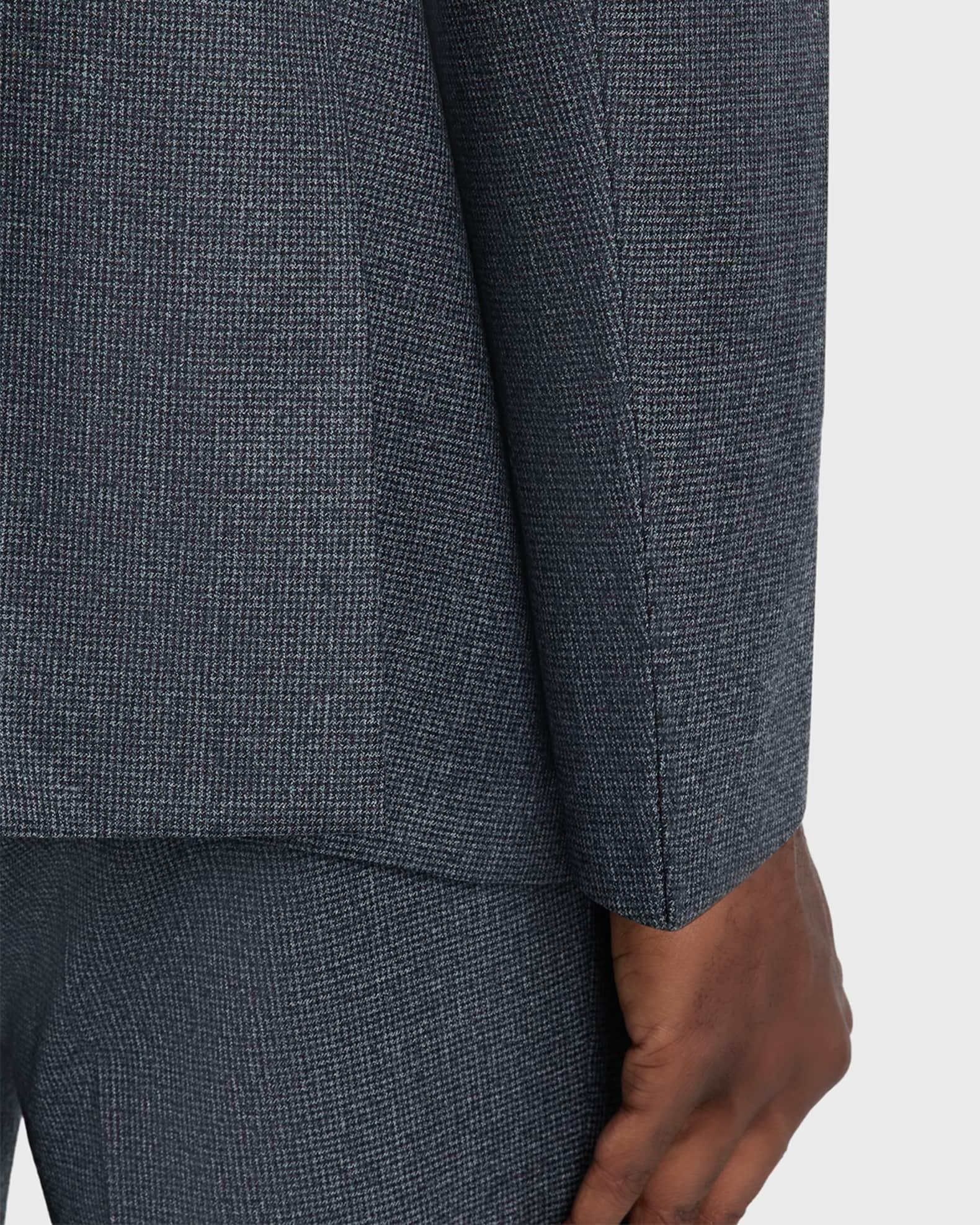 Men's Wool Micro-Houndstooth Two-Piece Suit Product Image