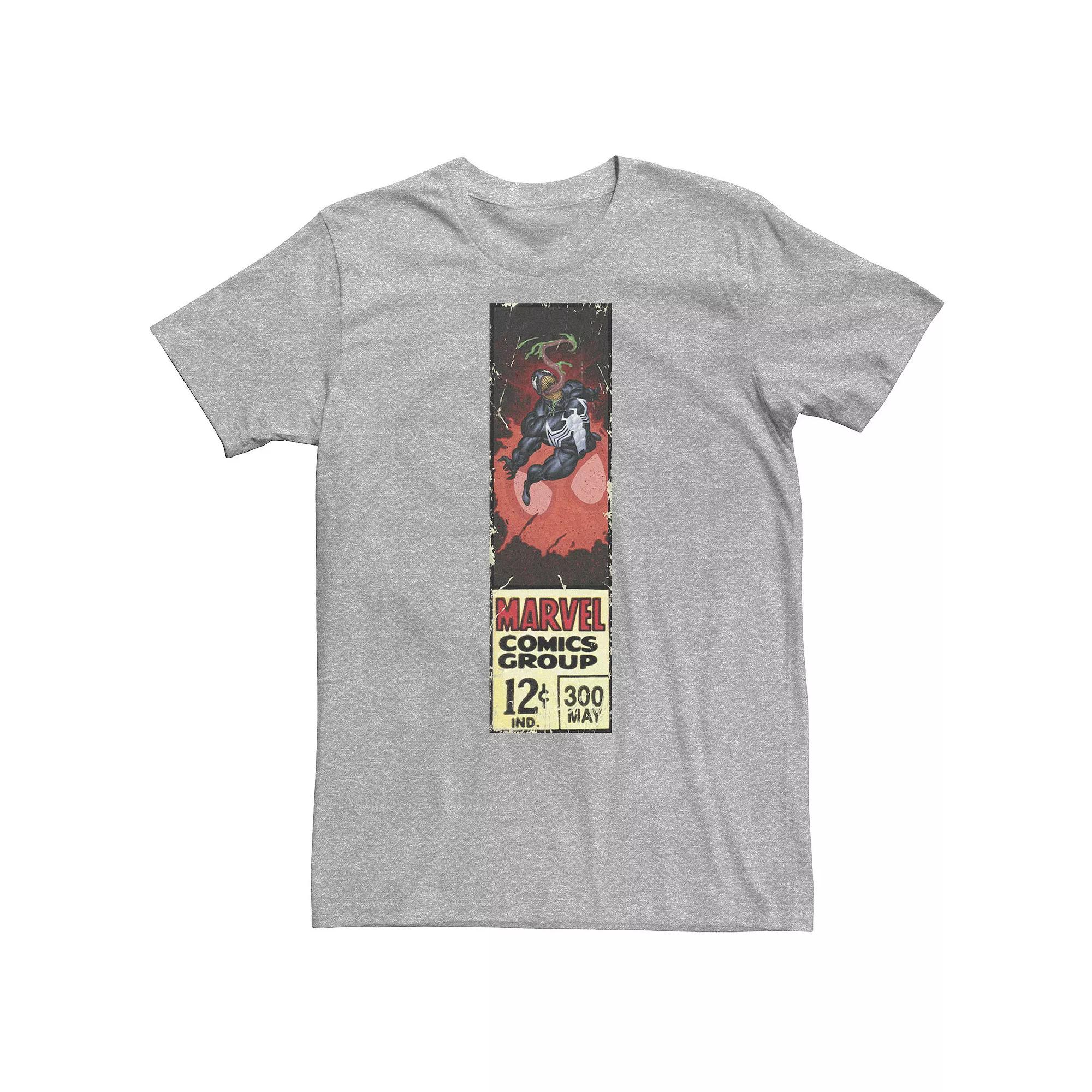 Big & Tall Marvel Venom Comics Group Vintage Ticket Label Tee, Men's,  Product Image