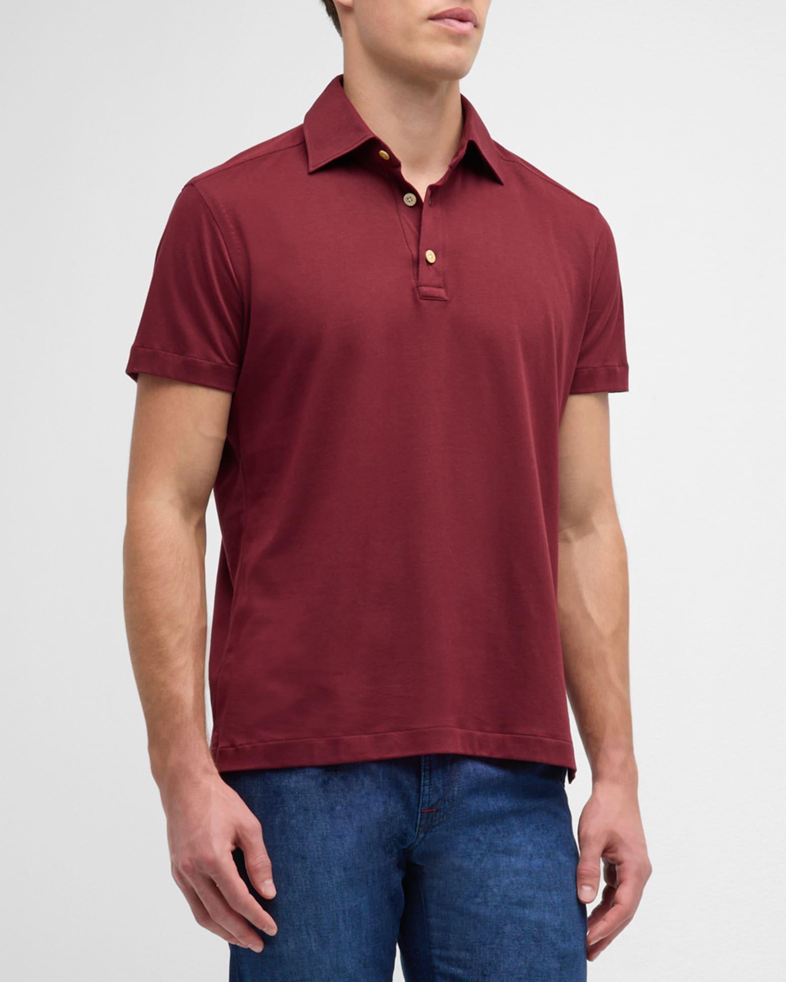 Men's Cotton Polo Shirt Product Image