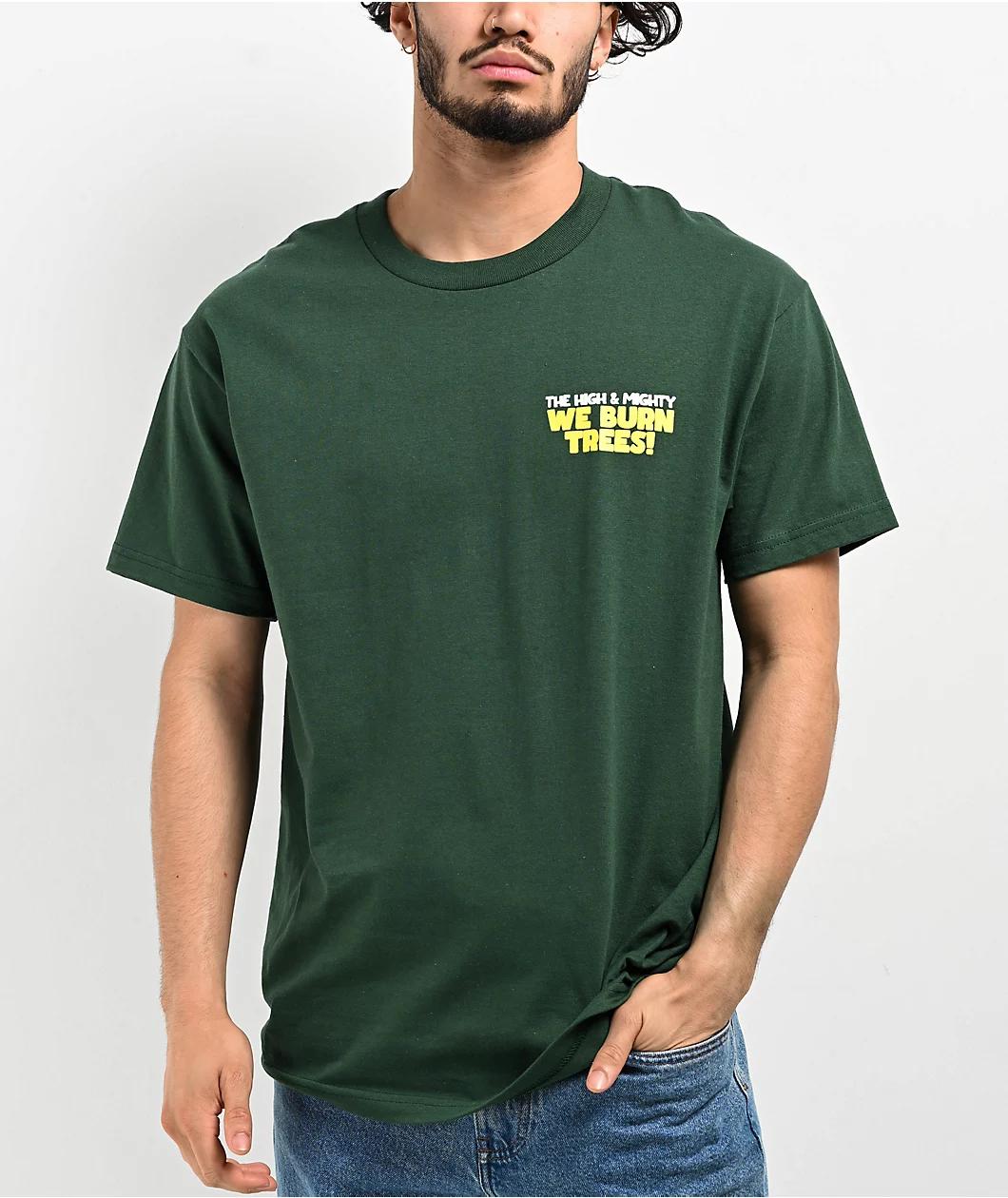 The High & Mighty Burn One Green T-Shirt Product Image