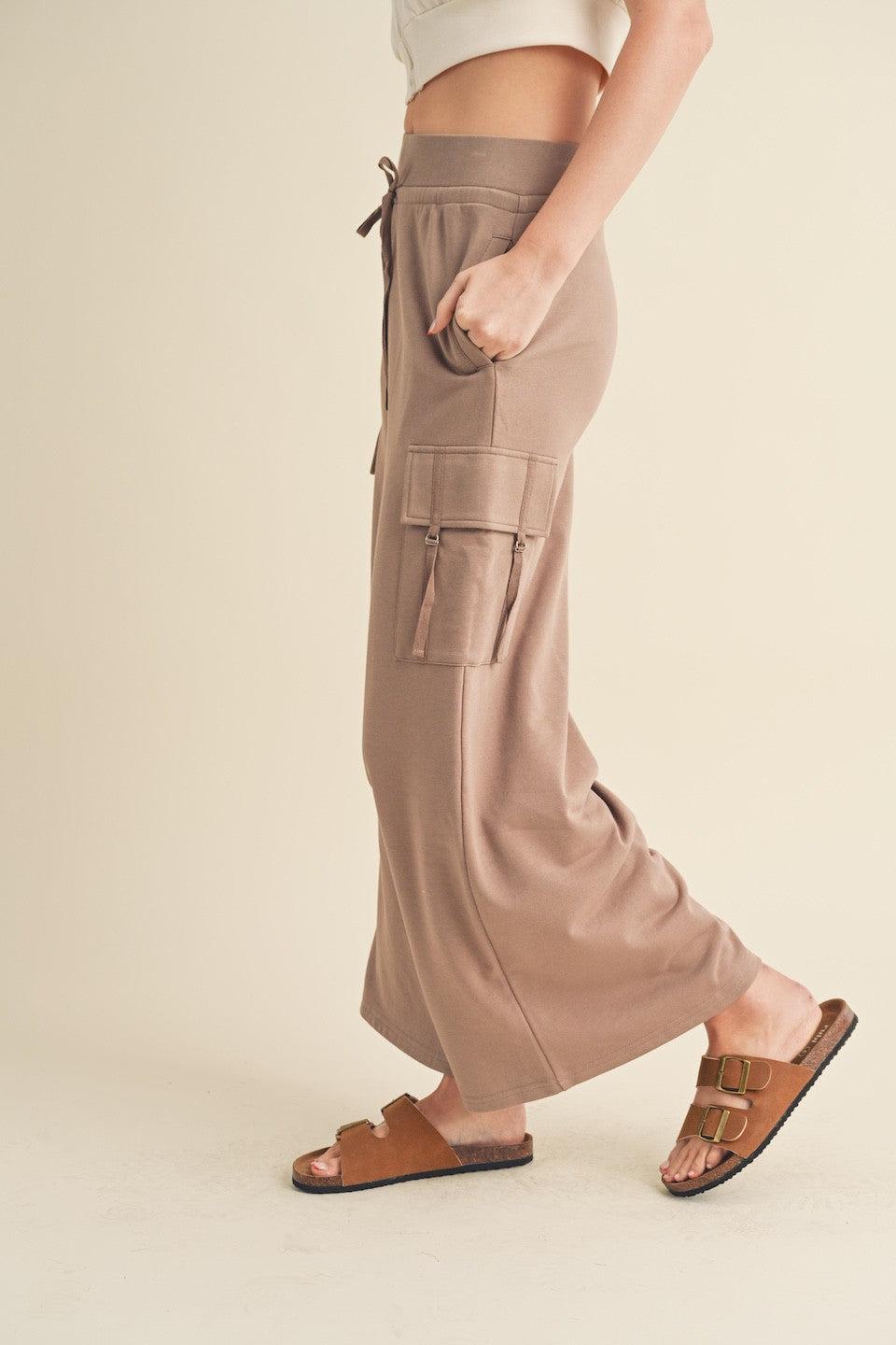 Wide Leg Cargo Pants Product Image
