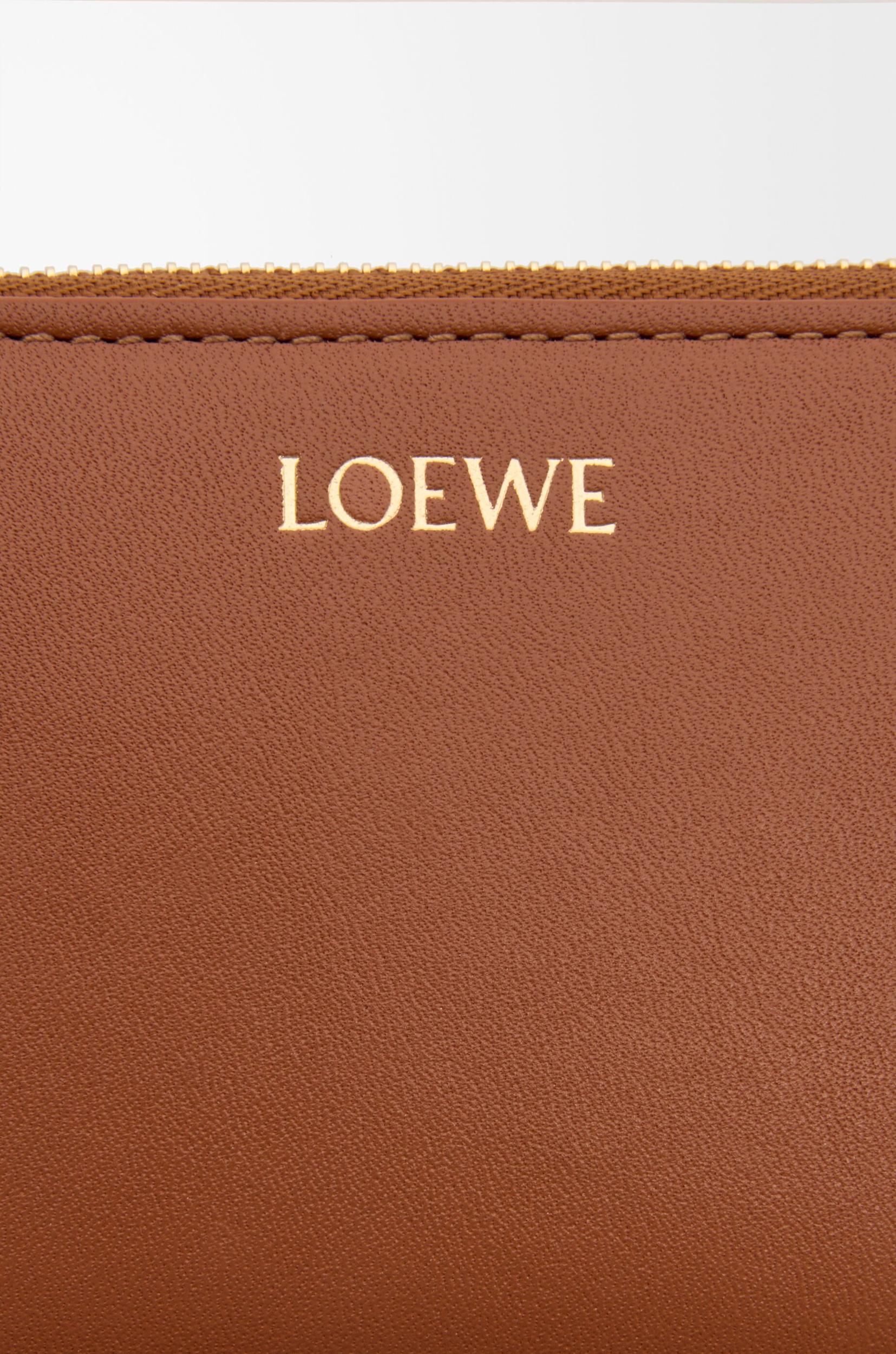 Zipped coin purse in shiny nappa calfskin Product Image