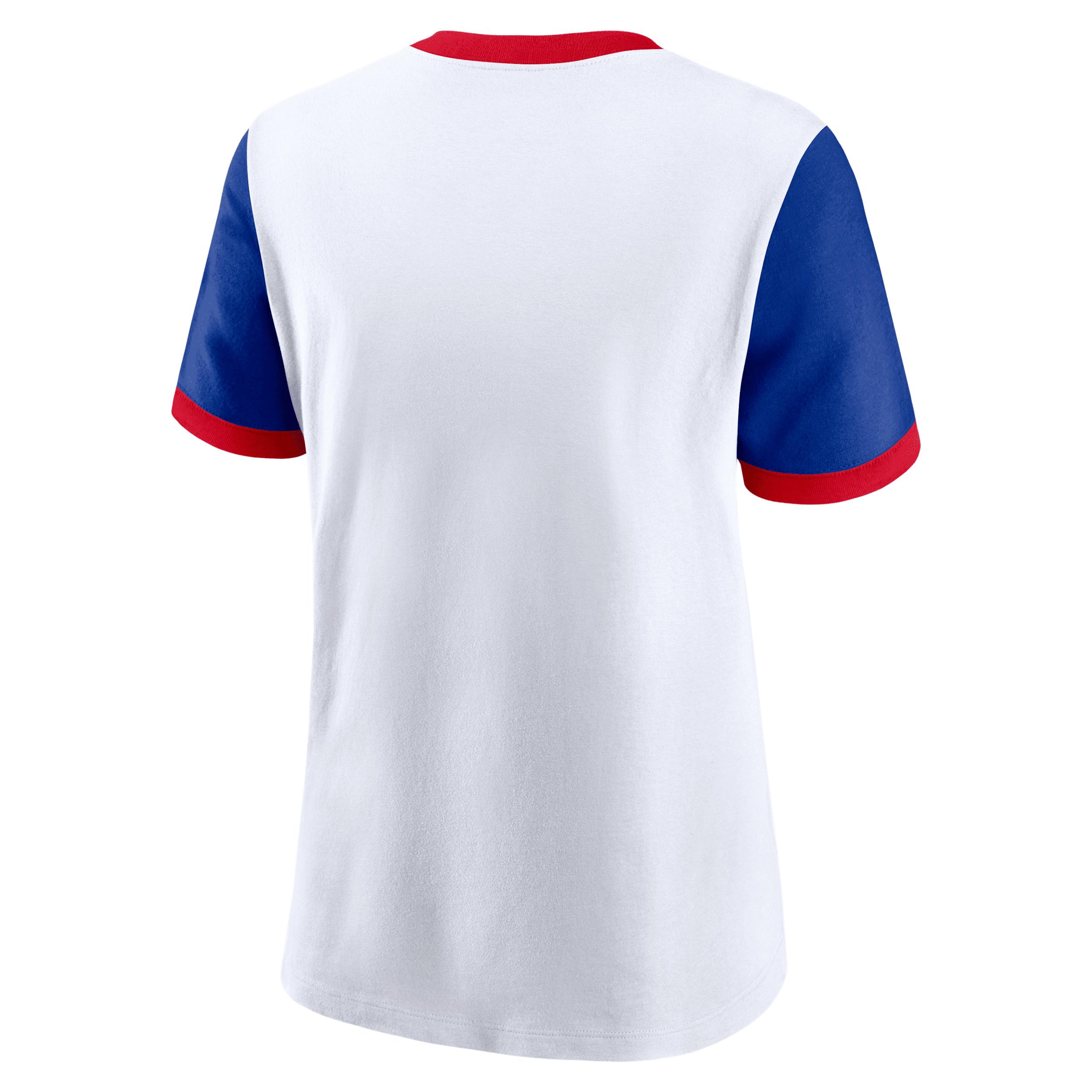 Buffalo Bills Rewind Nike Women's NFL Ringer T-Shirt Product Image
