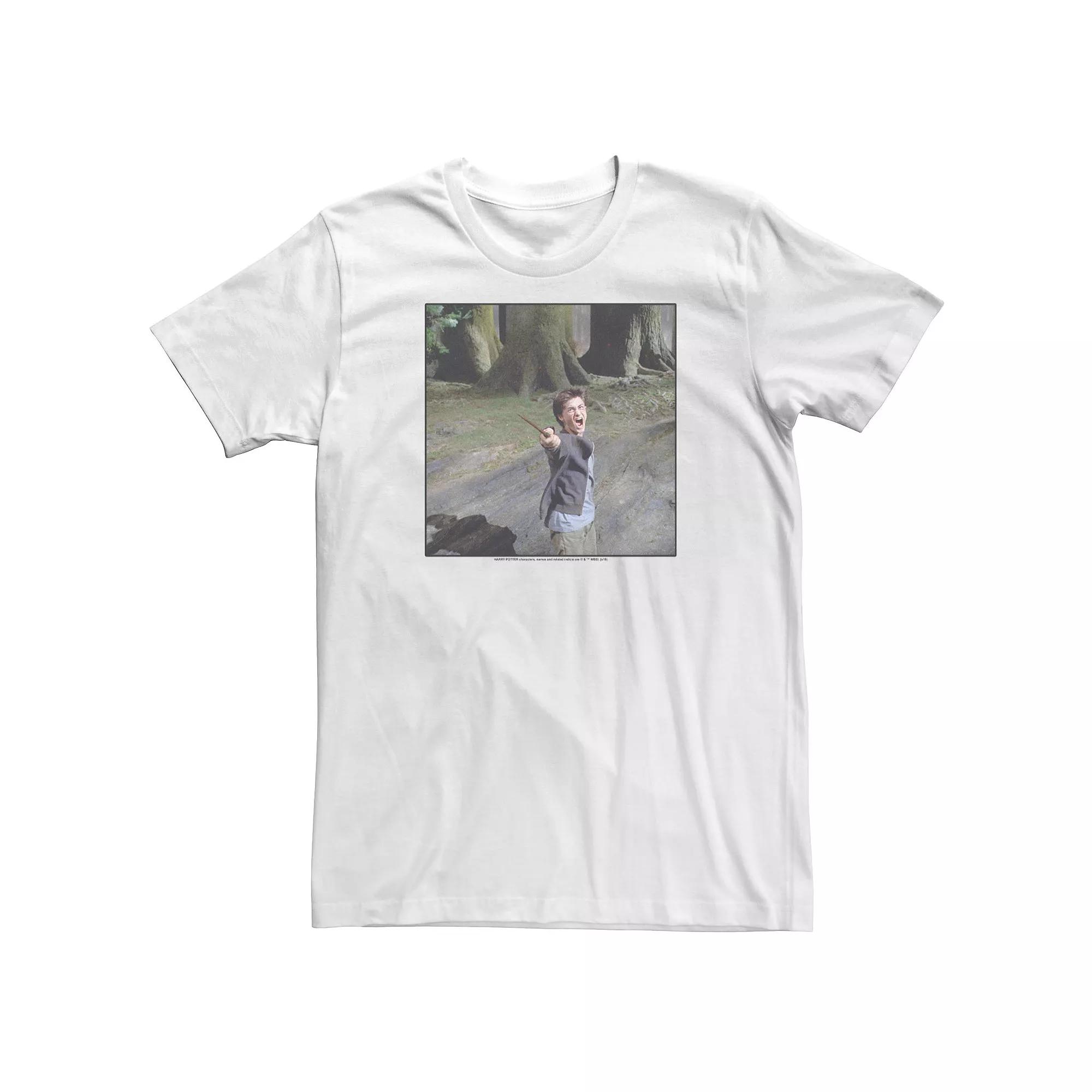 Big & Tall Harry Potter Expecto Patronum Portrait Tee, Men's, Size: XL Tall, White Product Image